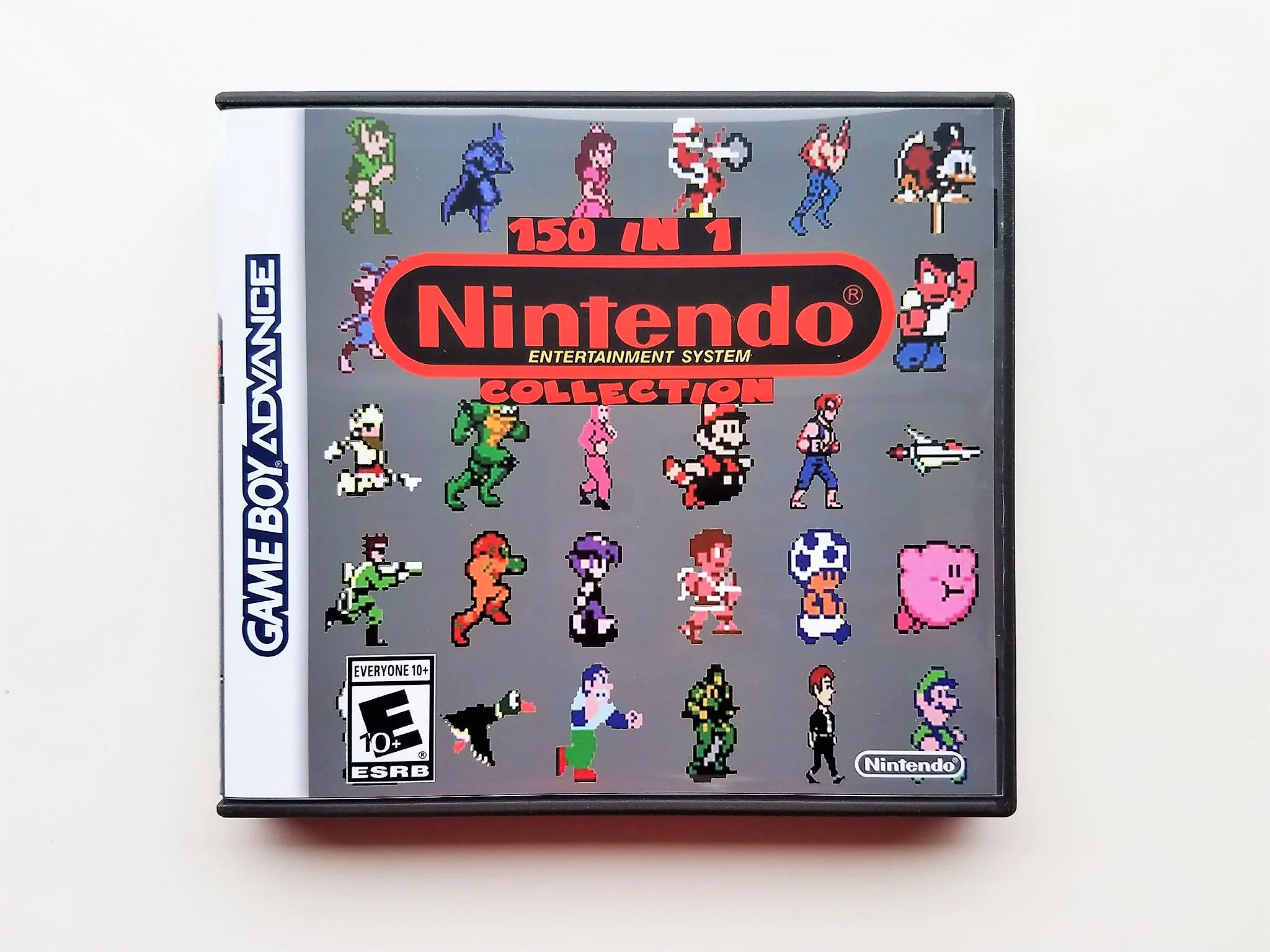 150 in 1 NES Classics Multicart - (Gameboy Advance GBA) Gray Edition - Image 2
