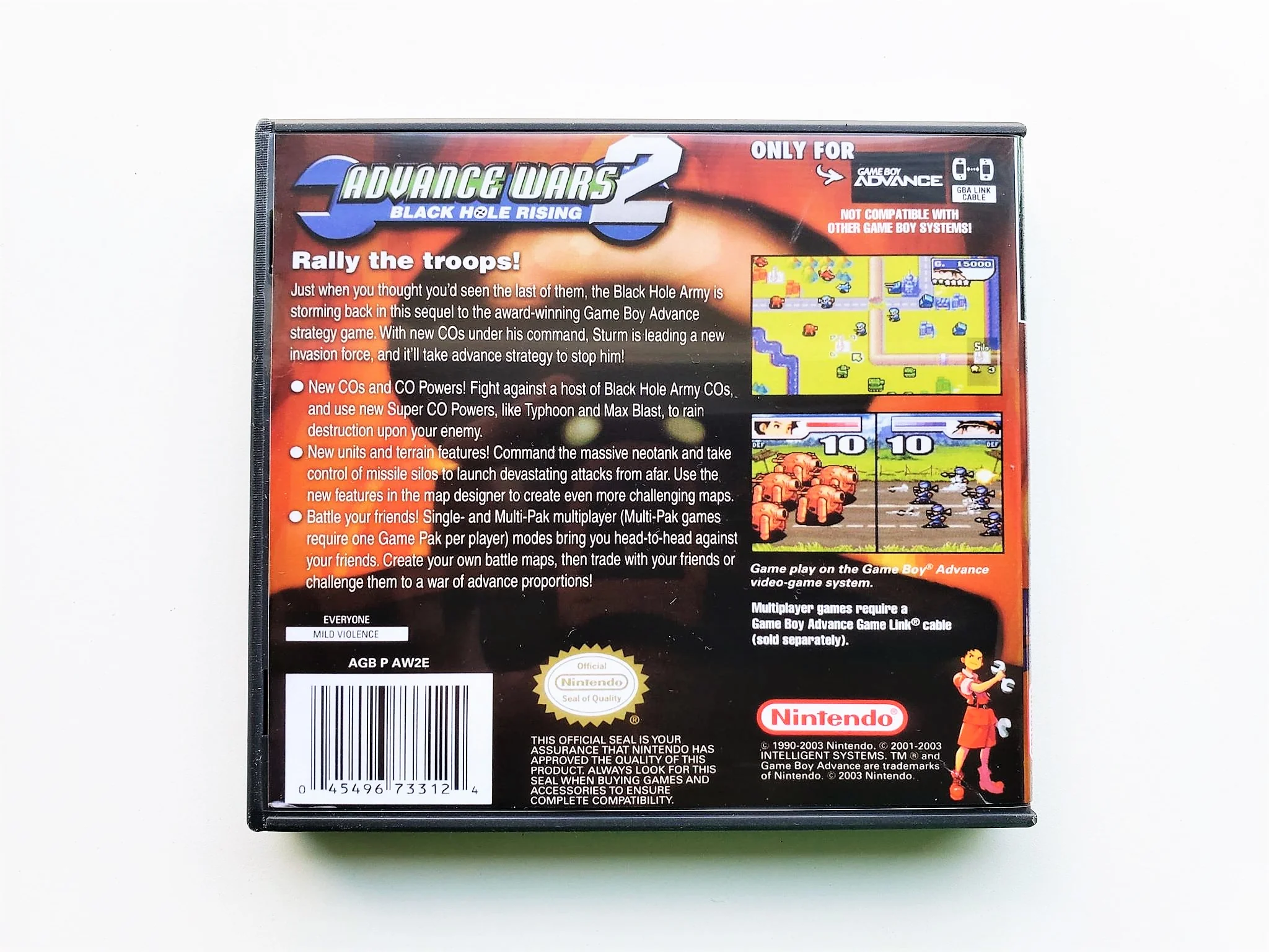 Advance Wars 2 - Black Hole Rising (Gameboy Advance GBA) - Image 2
