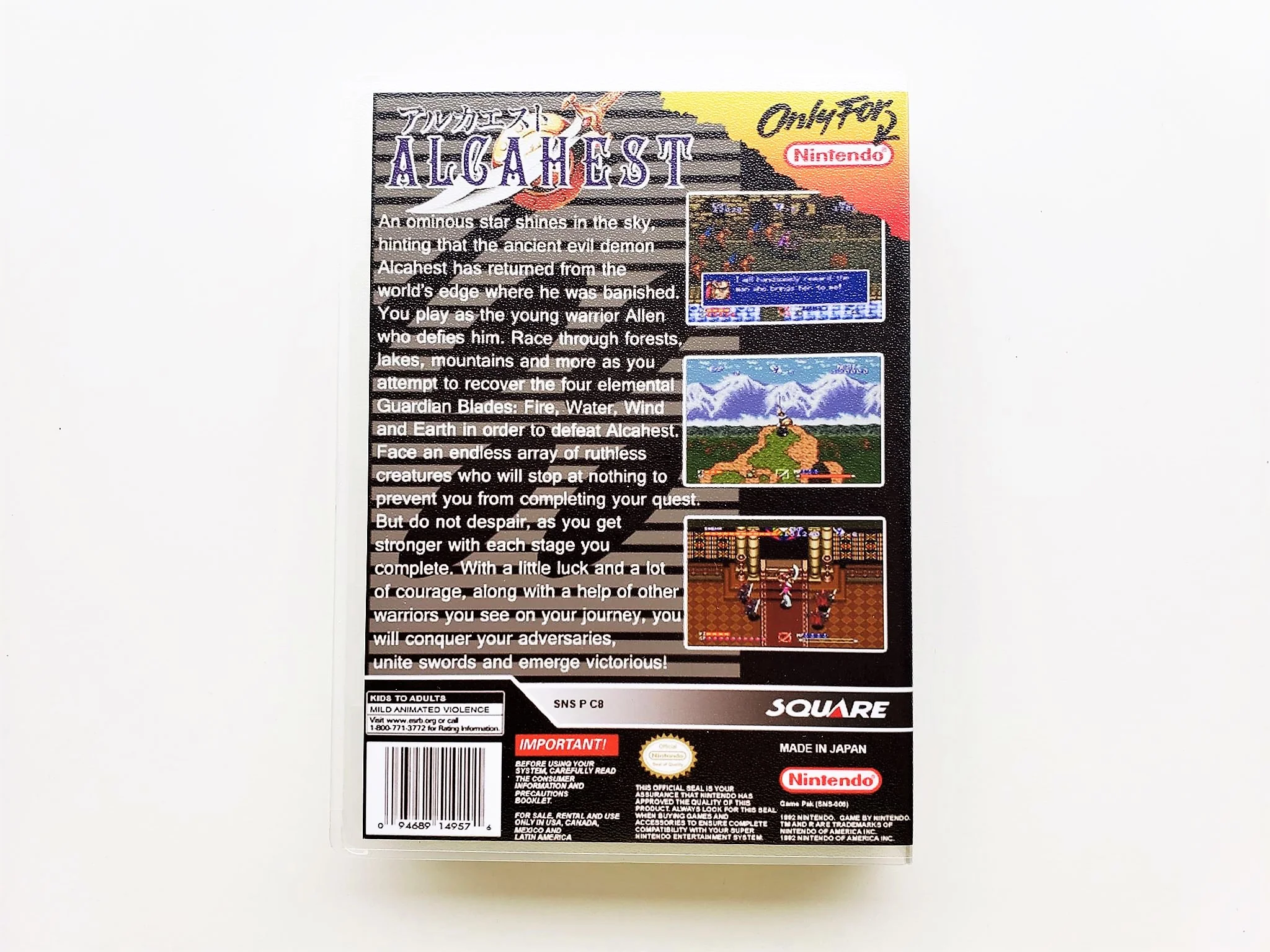 Alcahest - Super Nintendo SNES (English Translated) - Image 2