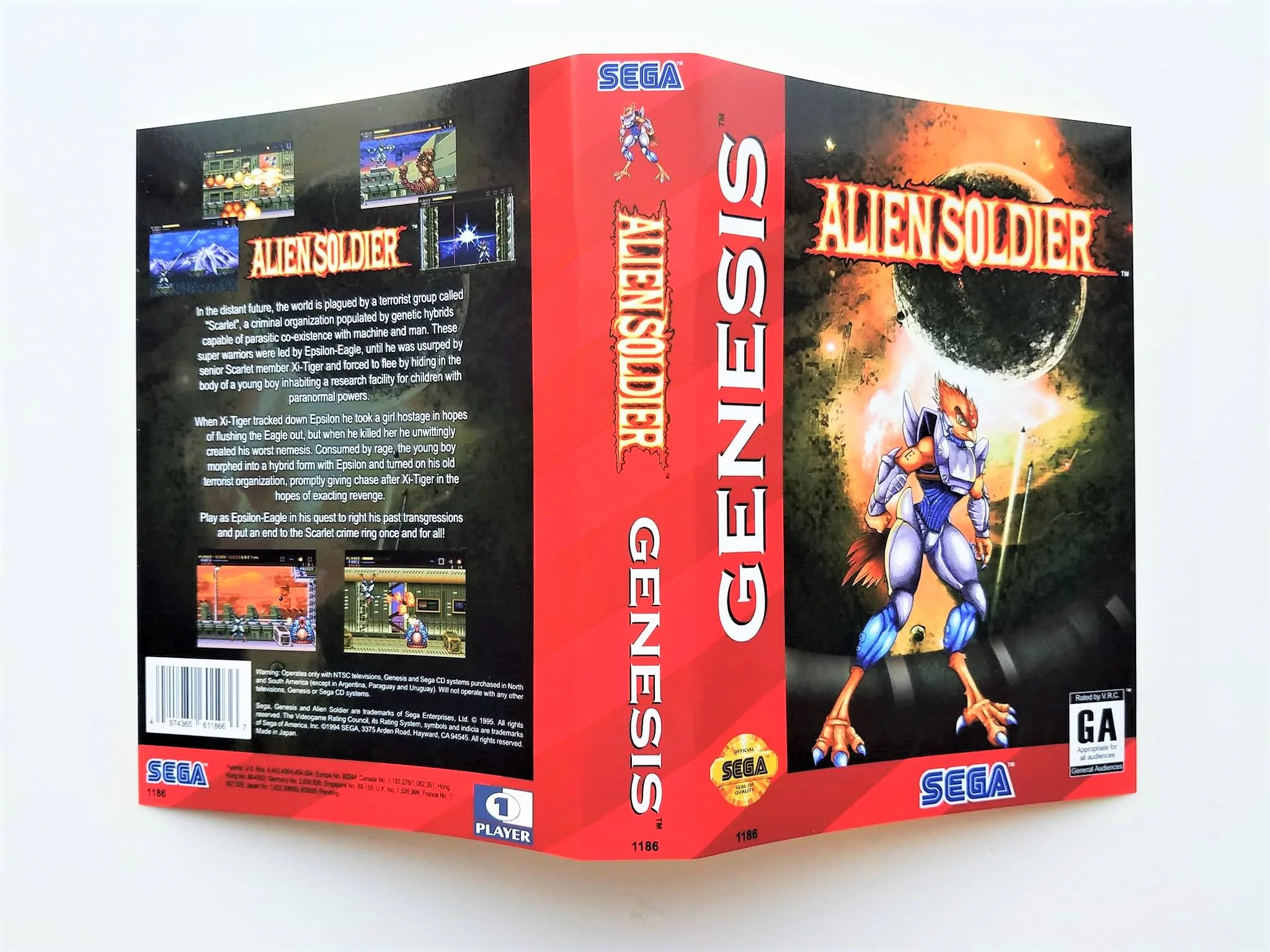 Alien Soldier (Sega Genesis) - Image 3