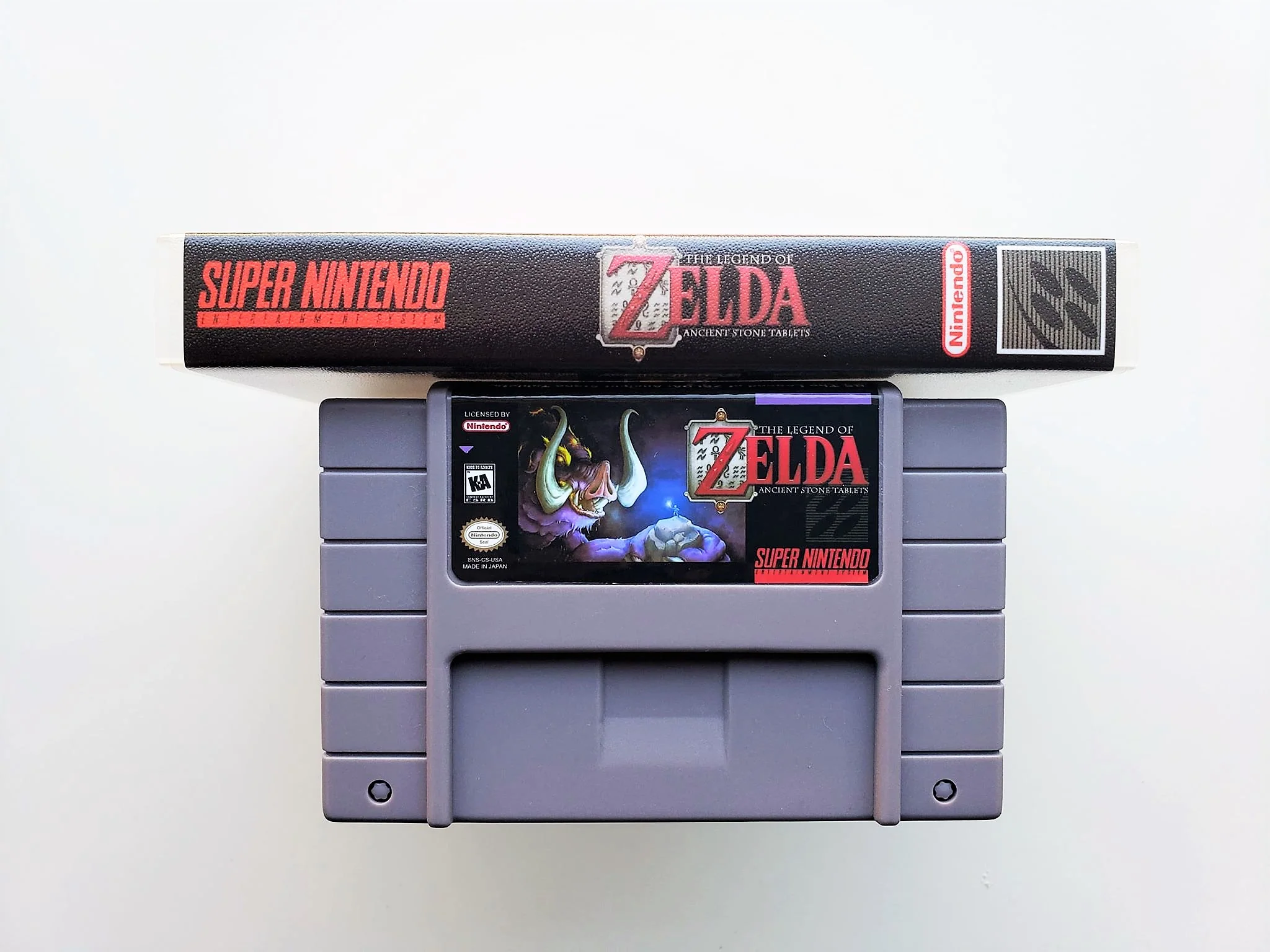 BS The Legend of Zelda Ancient Stone Tablets - (Super Nintendo SNES) - Image 2