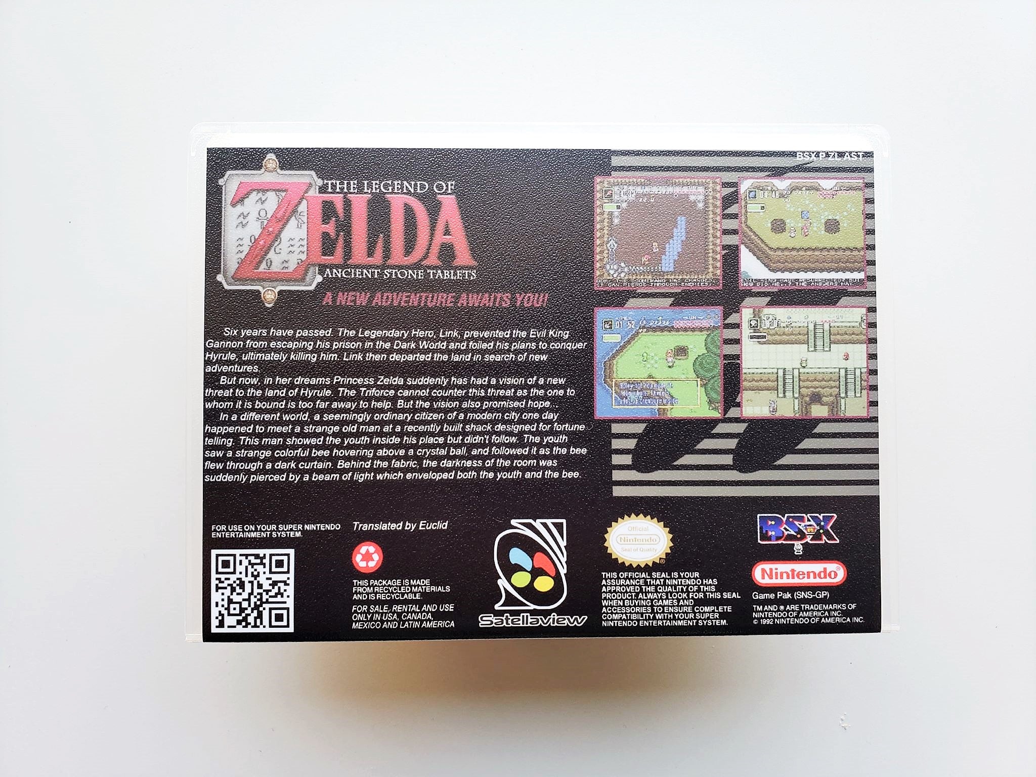 BS The Legend of Zelda Ancient Stone Tablets - (Super Nintendo SNES) - Image 3