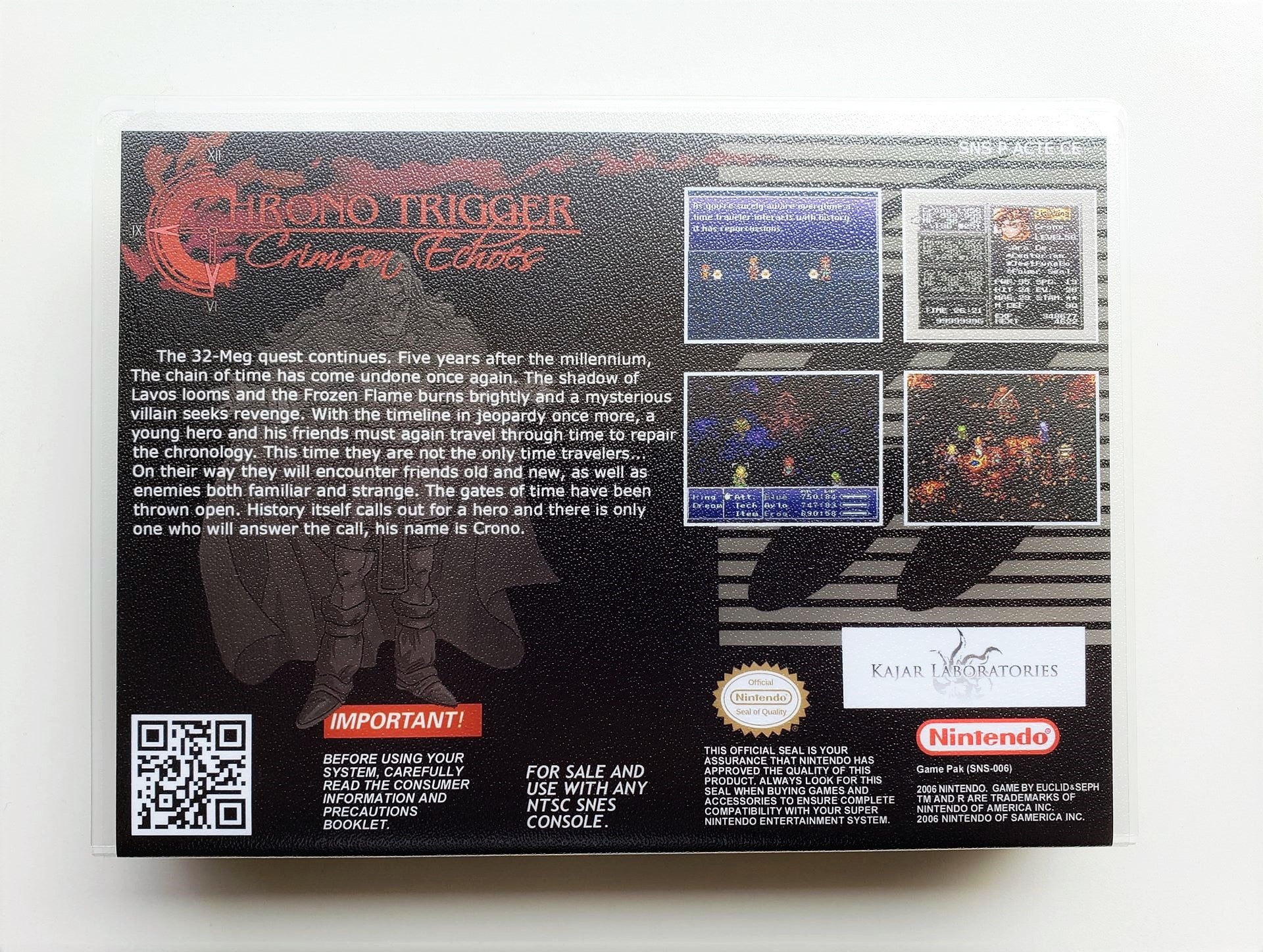 Chrono Trigger Crimson Echoes - (Super Nintendo SNES) - Image 2