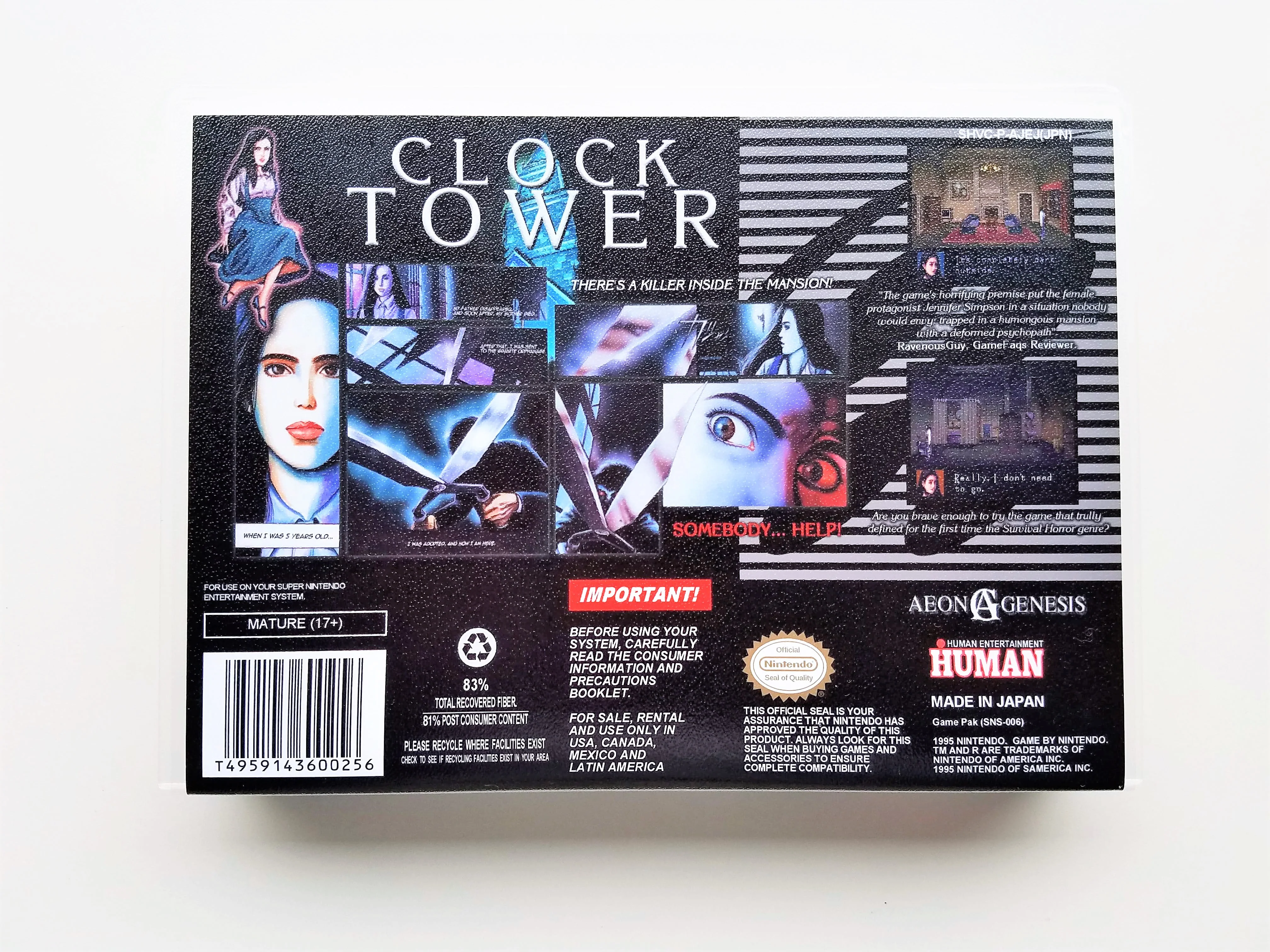 Clock Tower - (Super Nintendo SNES) - Image 4