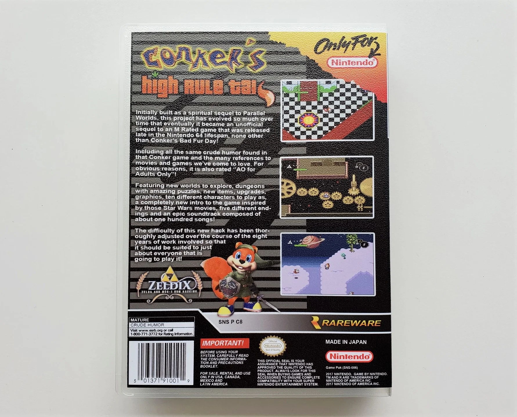 Conkers High Rule Tail - (Super Nintendo SNES) - Image 2