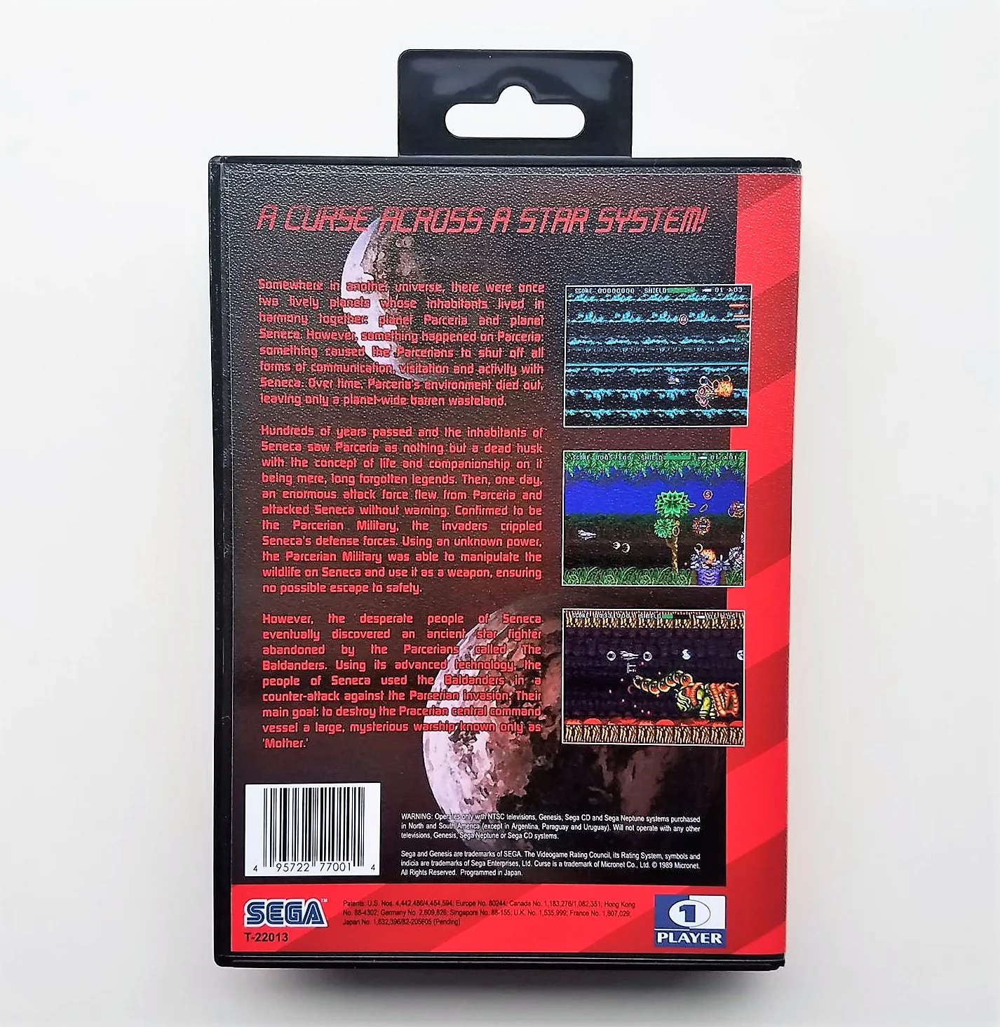 Curse - Space Shooter - (Sega Genesis) - Image 3