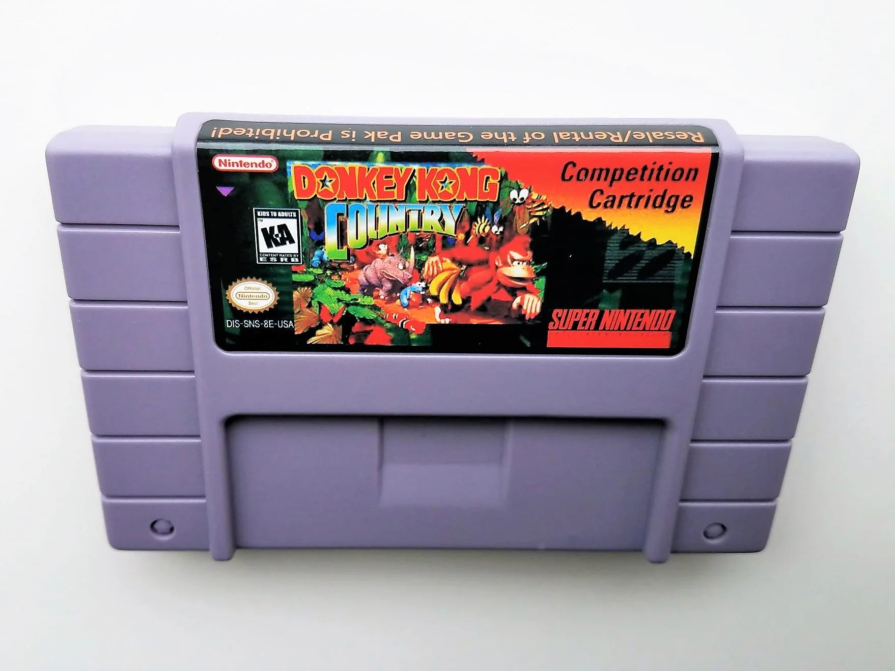 Donkey Kong Competition Cart Blockbuster Championship II - (SNES) - Image 5