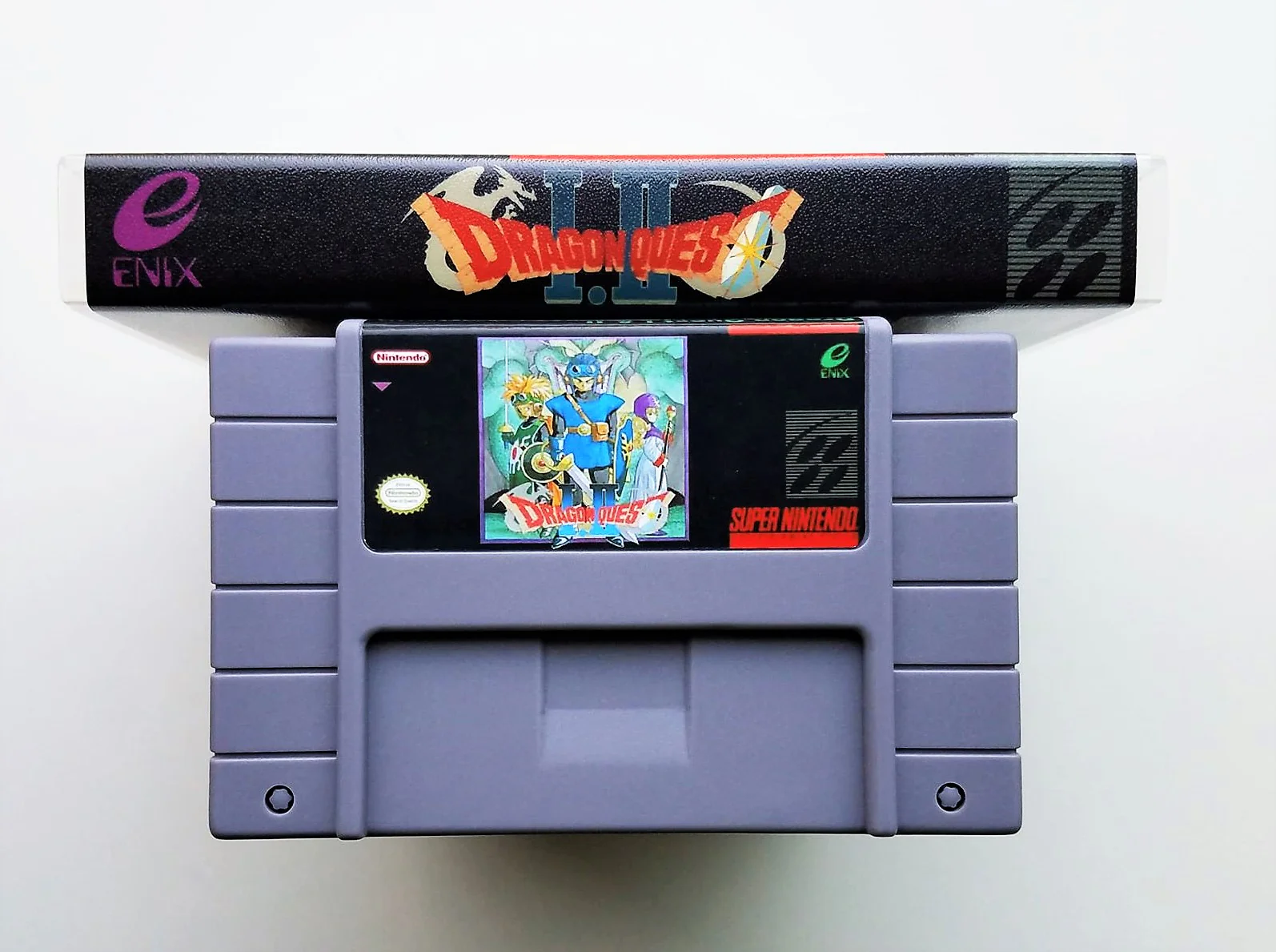 Dragon Quest I and II - (Super Nintendo SNES) - Image 3