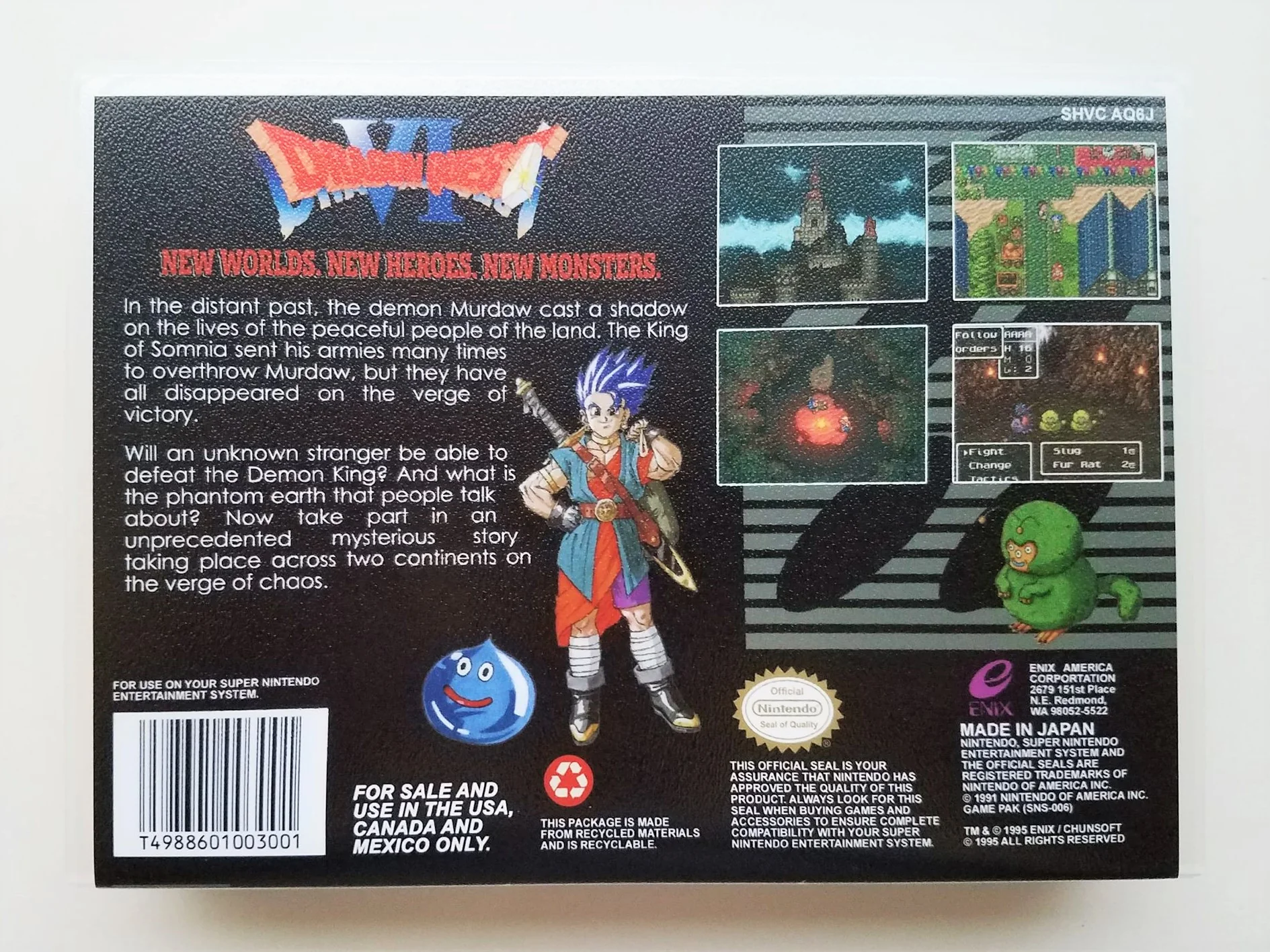Dragon Quest VI - (Super Nintendo SNES) - Image 3