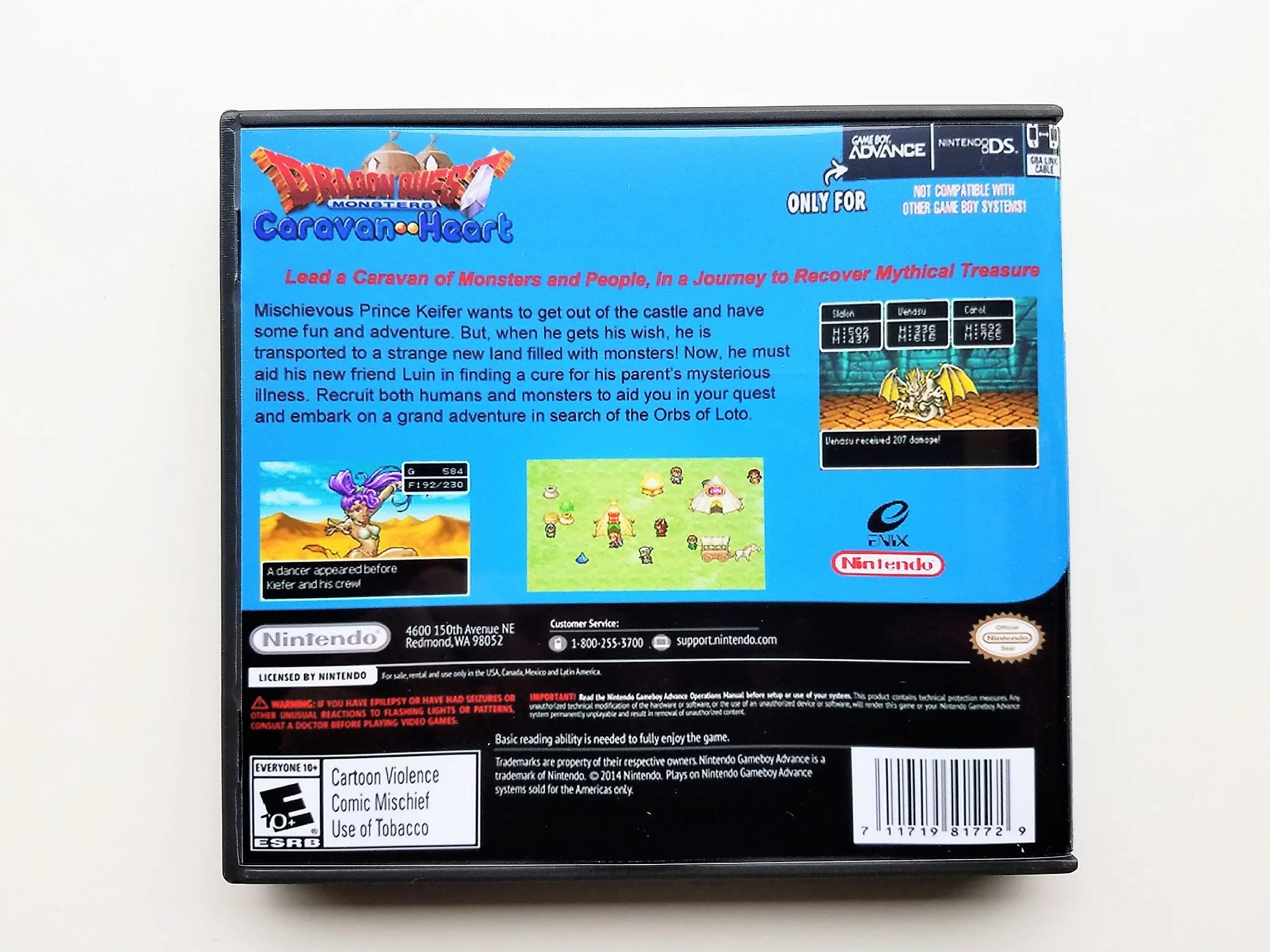 Dragon Quest Monsters - Caravan Heart (Gameboy Advance GBA) - Image 2