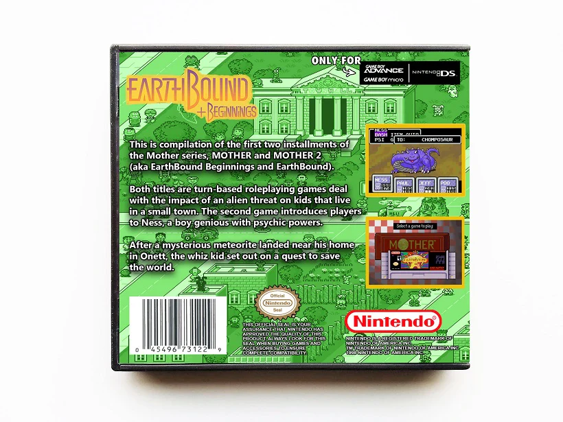Earthbound + Beginnings (Mother 1+2) Gameboy Advance GBA - Image 2