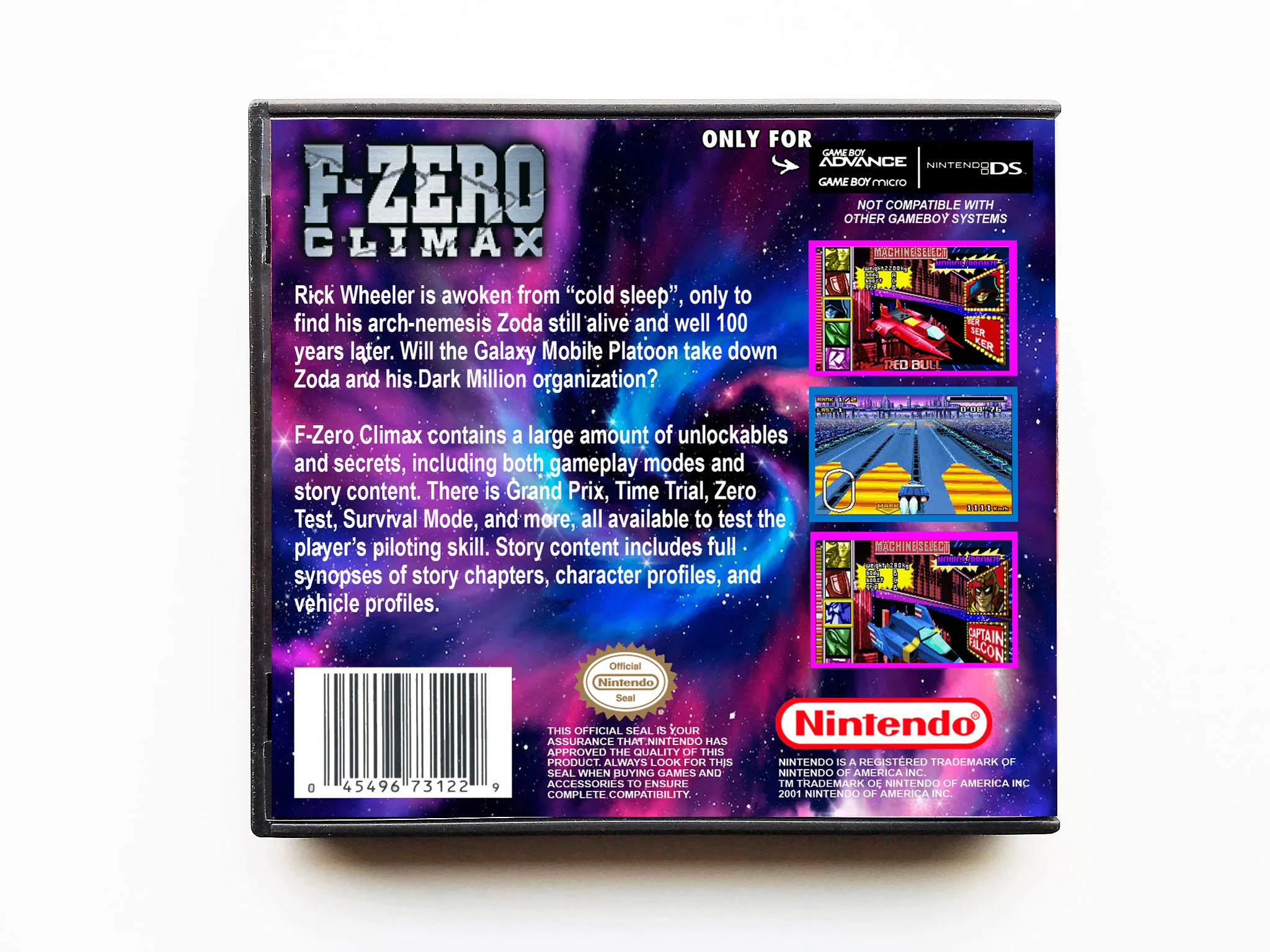 F-Zero Climax (Gameboy Advance GBA) - Image 2