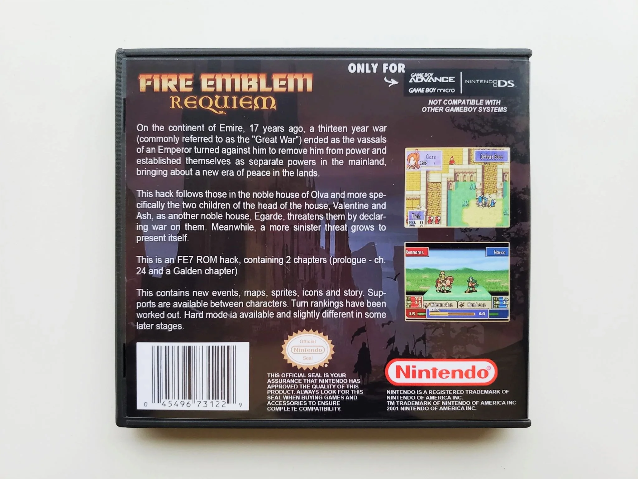 Fire Emblem Requiem (Gameboy Advance GBA) - Image 2