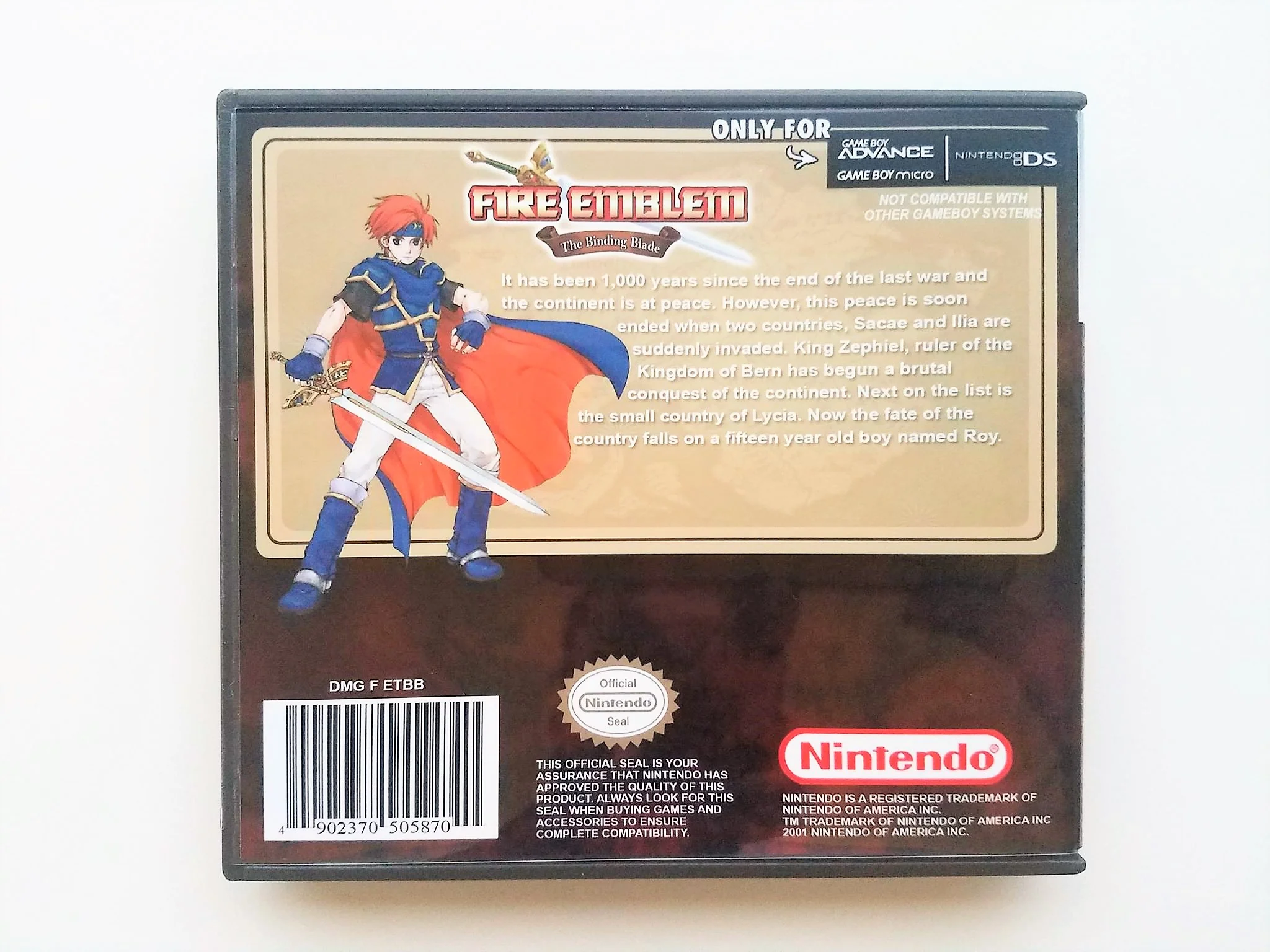 Fire Emblem The Binding Blade (Gameboy Advance GBA) - Image 2