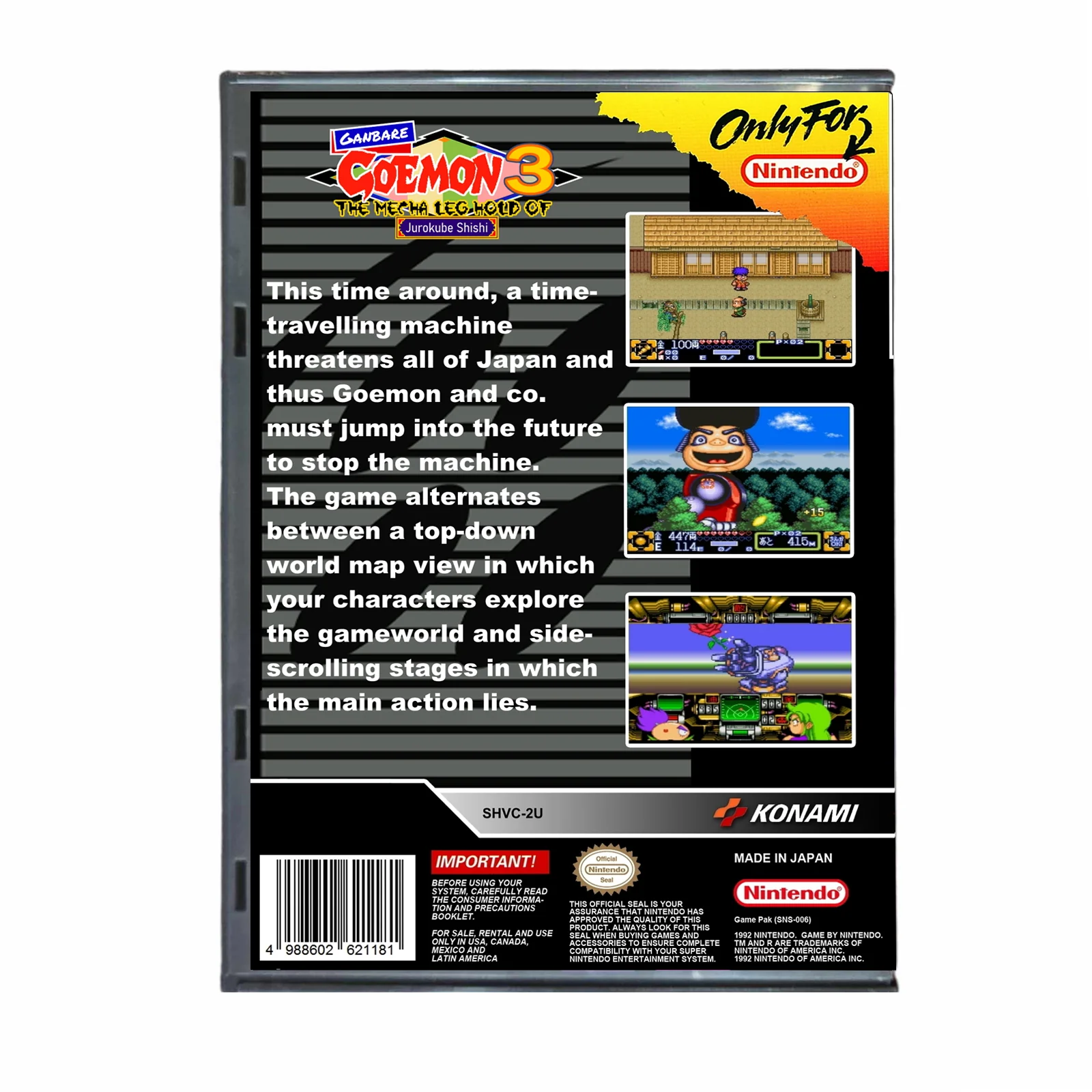 Ganbare Goemon 3 - (Super Nintendo SNES) - Image 2