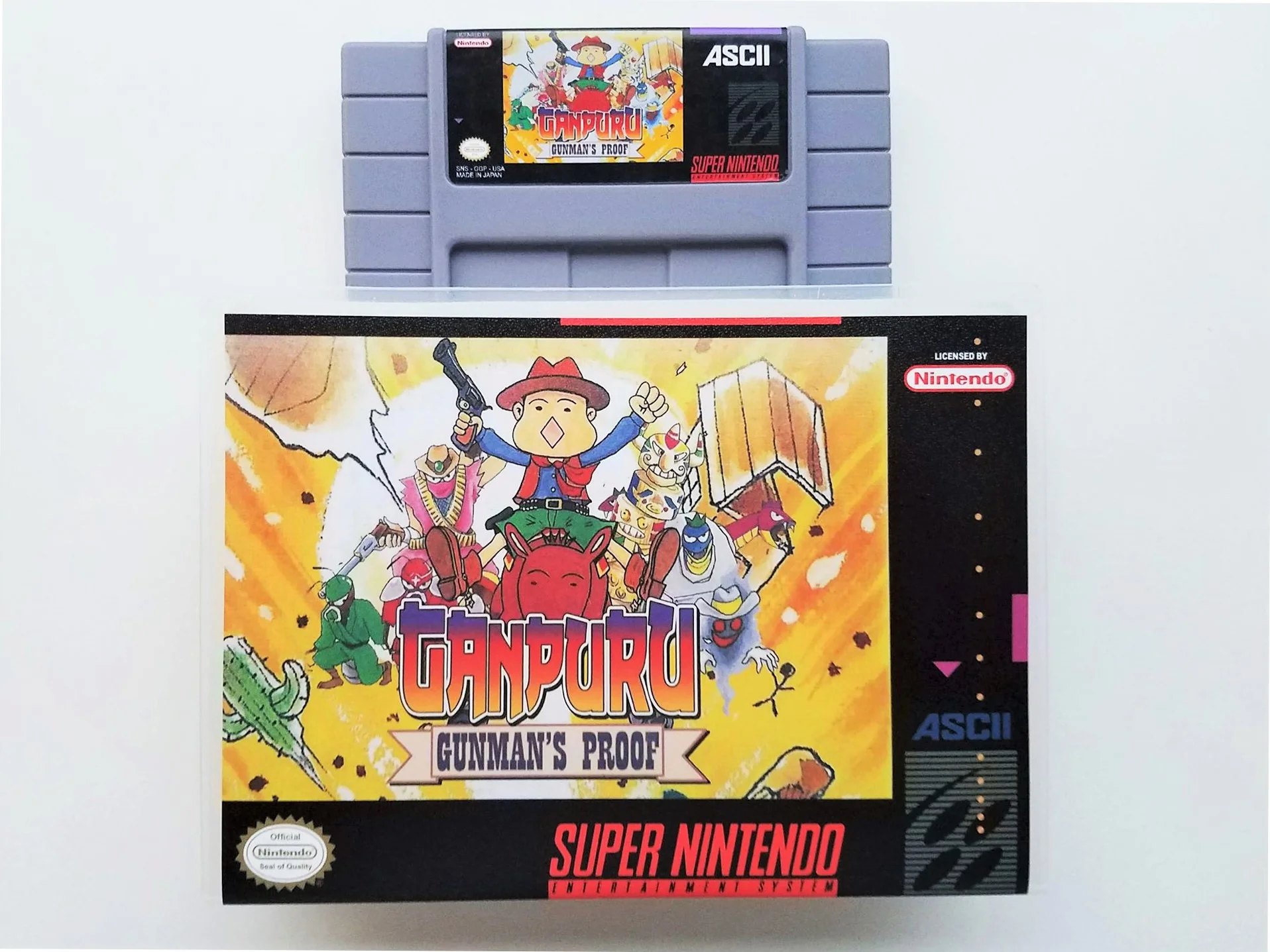 Ganpuru: Gunman's Proof - (Super Nintendo SNES) - Image 2