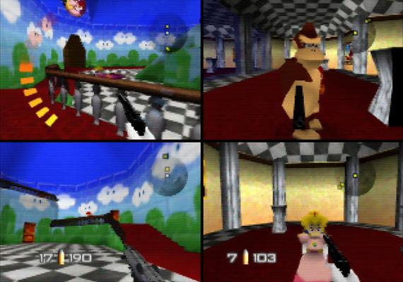 Golden Eye 007 with Mario Characters (Nintendo 64 N64) - Image 4