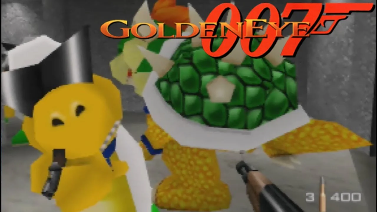 Golden Eye 007 with Mario Characters (Nintendo 64 N64) - Image 5
