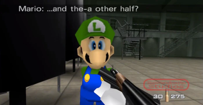 Golden Eye 007 with Mario Characters (Nintendo 64 N64) - Image 6