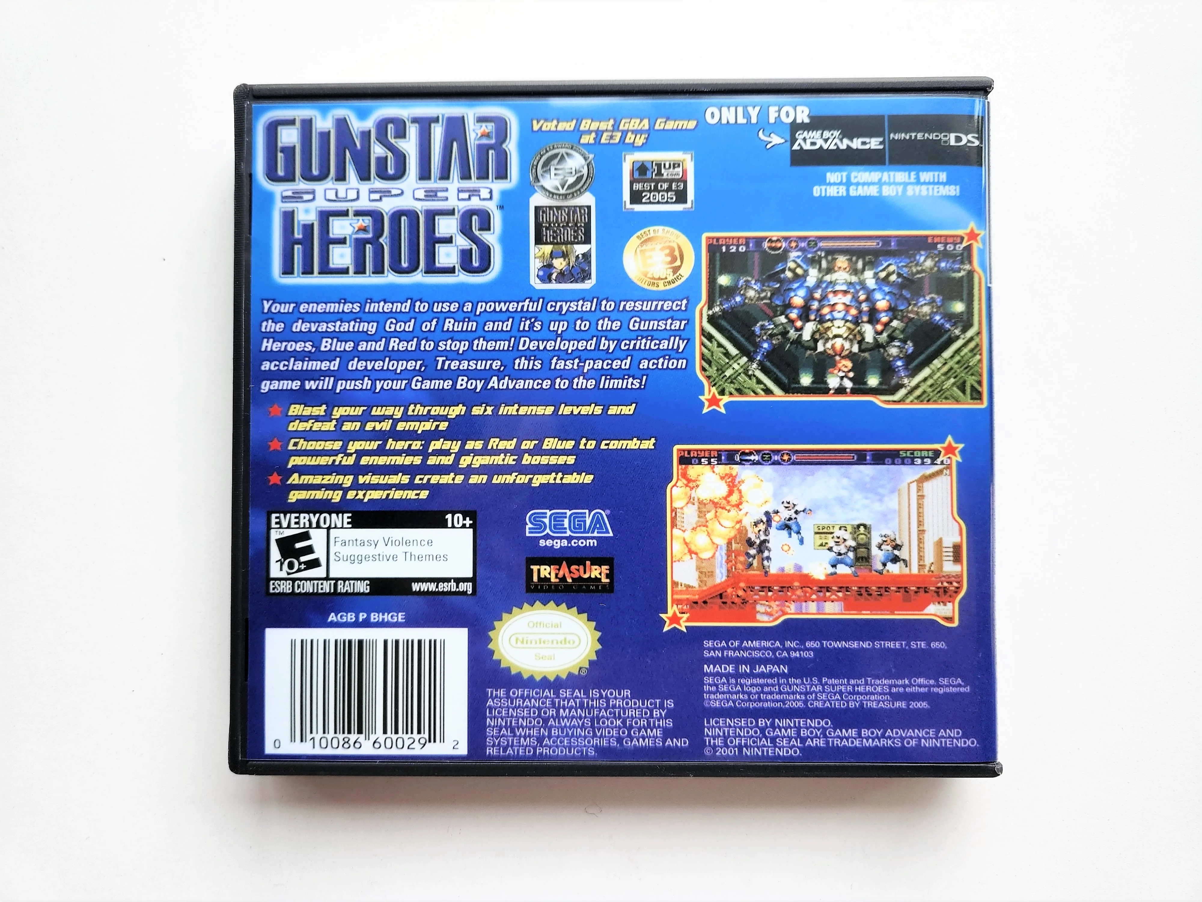 Gunstar Super Heroes / Future Heroes (Gameboy Advance GBA) - Image 2