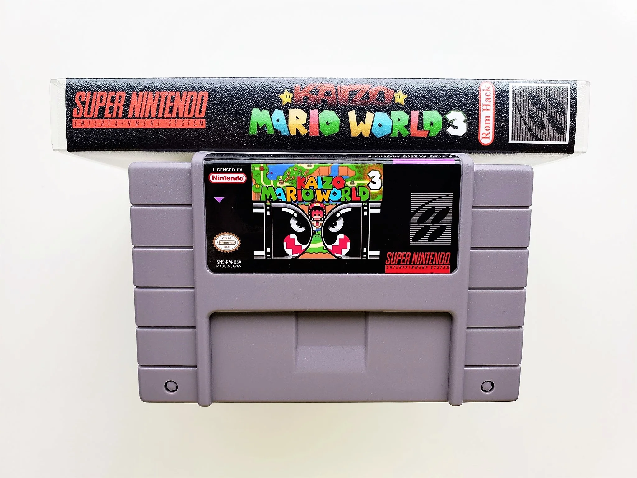Kaizo Mario World 3 SMW Hack- (Super Nintendo SNES) - Image 3