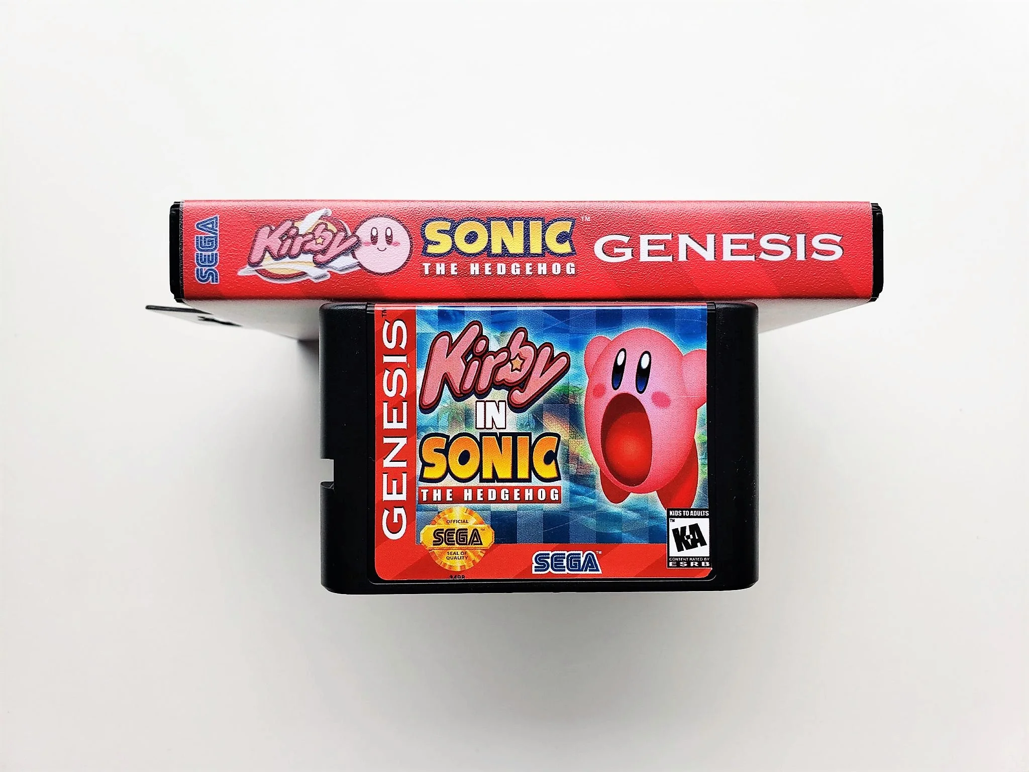 Kirby in Sonic The Hedgehog - (Sega Genesis) - Image 3