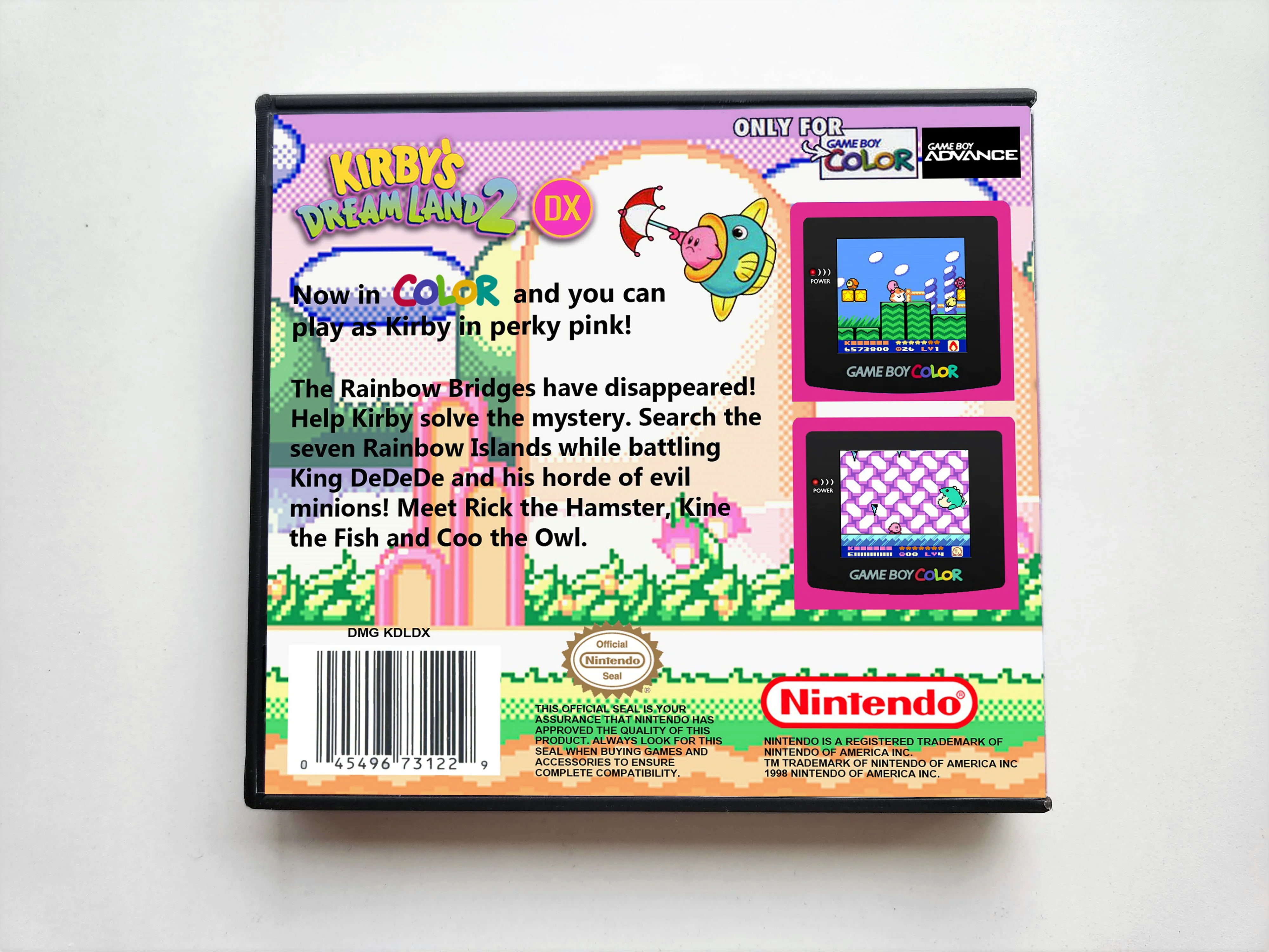 Kirbys Dream Land 2 DX Deluxe (Gameboy Color GBC) - Image 2