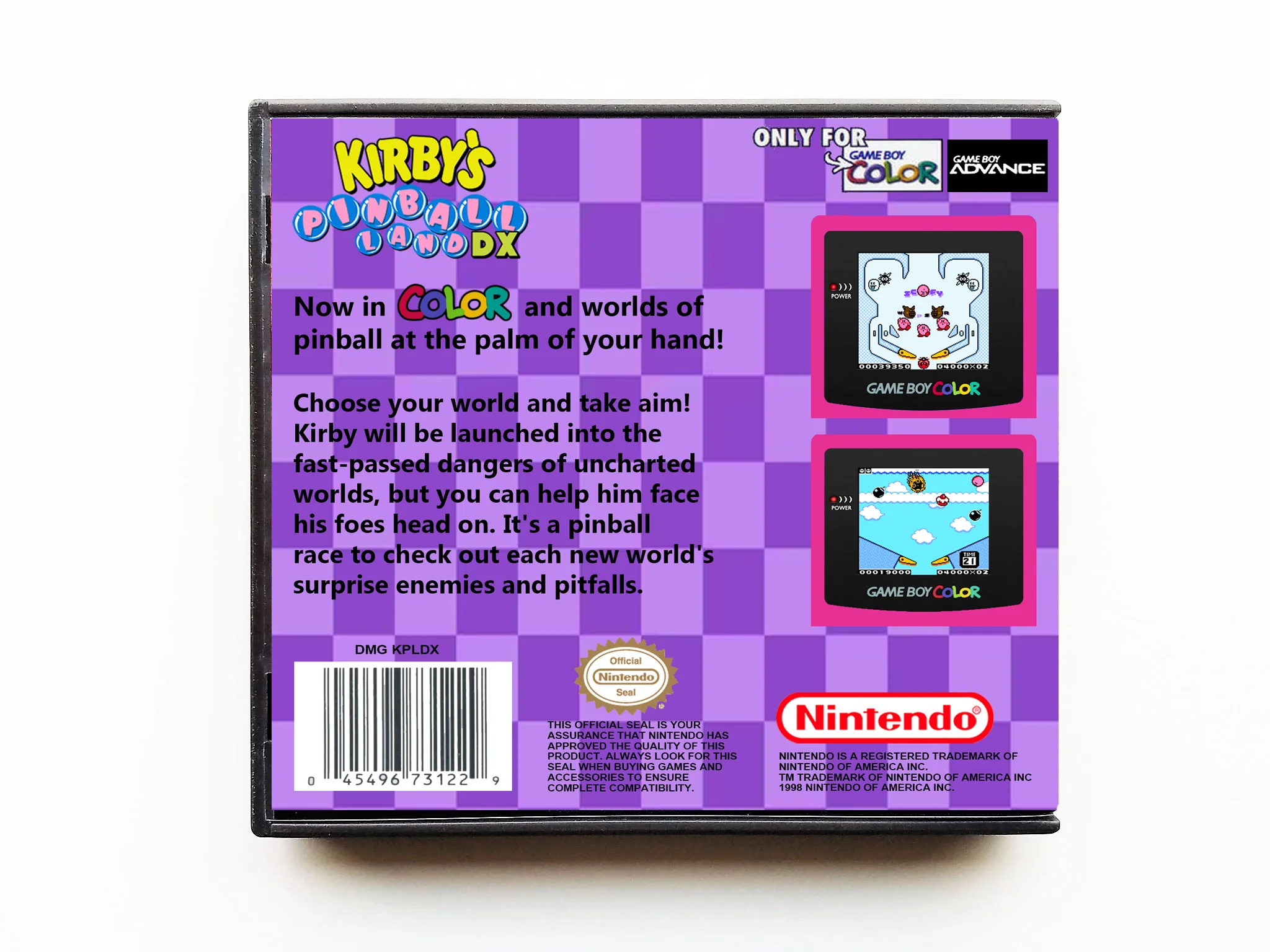 Kirbys Pinball Land DX Deluxe (Gameboy Color GBC) - Image 2