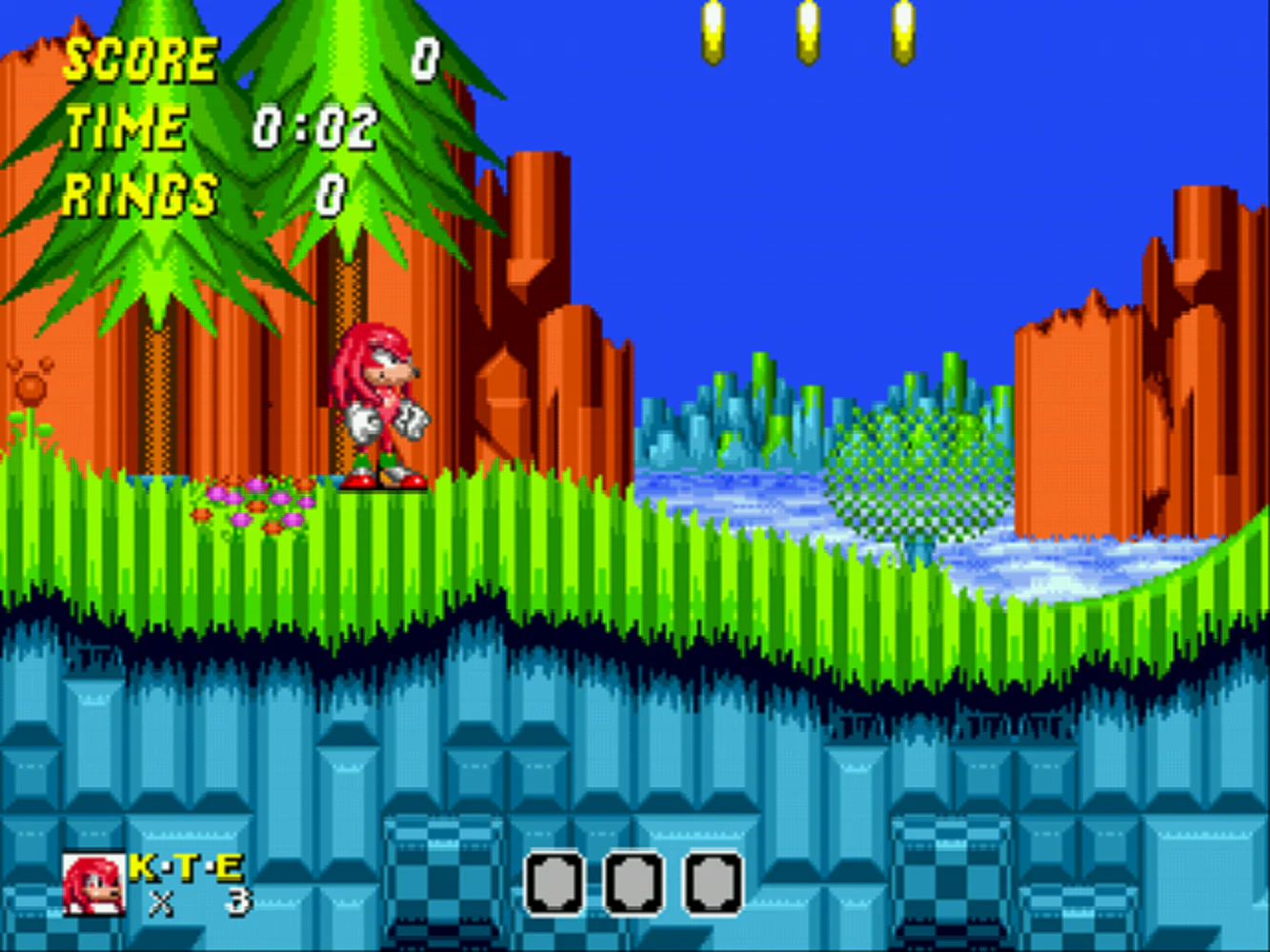 Knuckles Emerald Hunt - (Sega Genesis) - Image 5