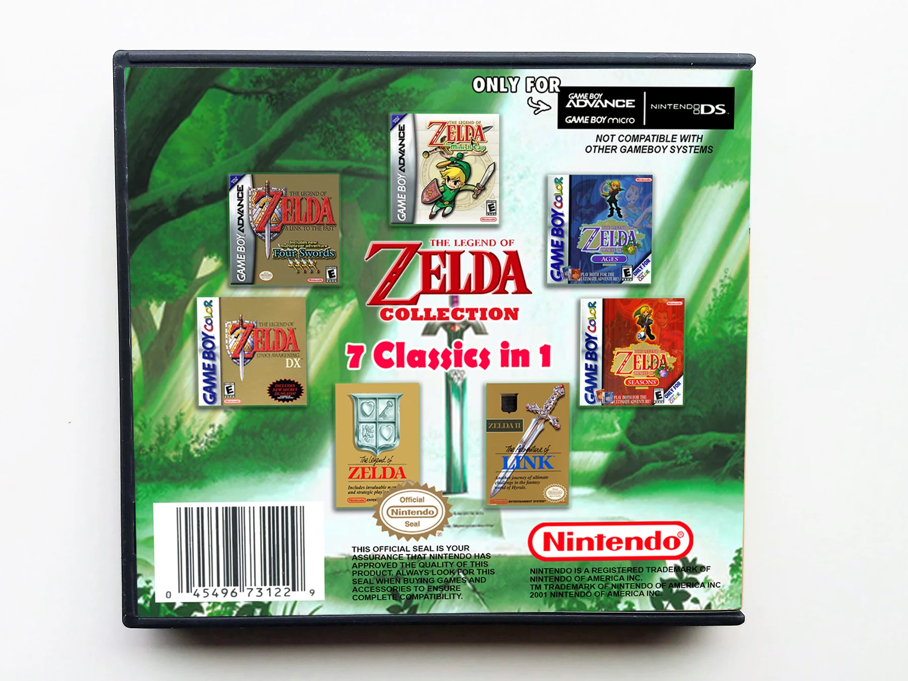 Legend of Zelda Collection - 7 in 1 (Gameboy Advance GBA) - Image 2