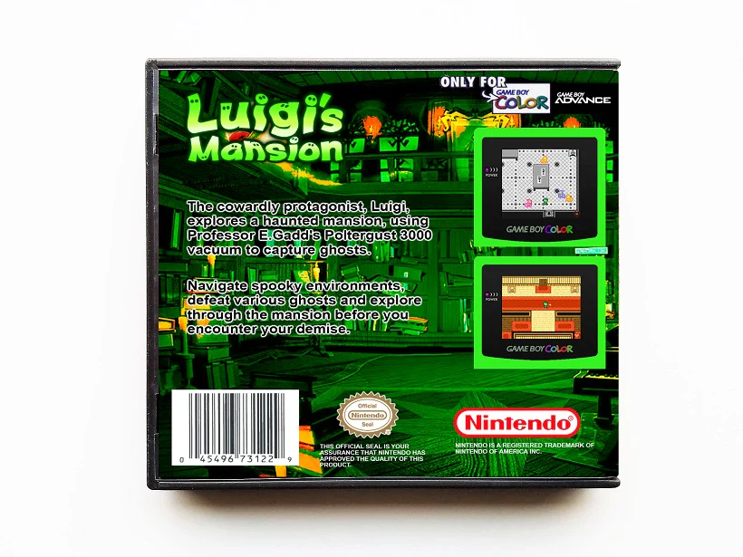 Luigi's Mansion Demake (Gameboy Color GBC) - Image 4