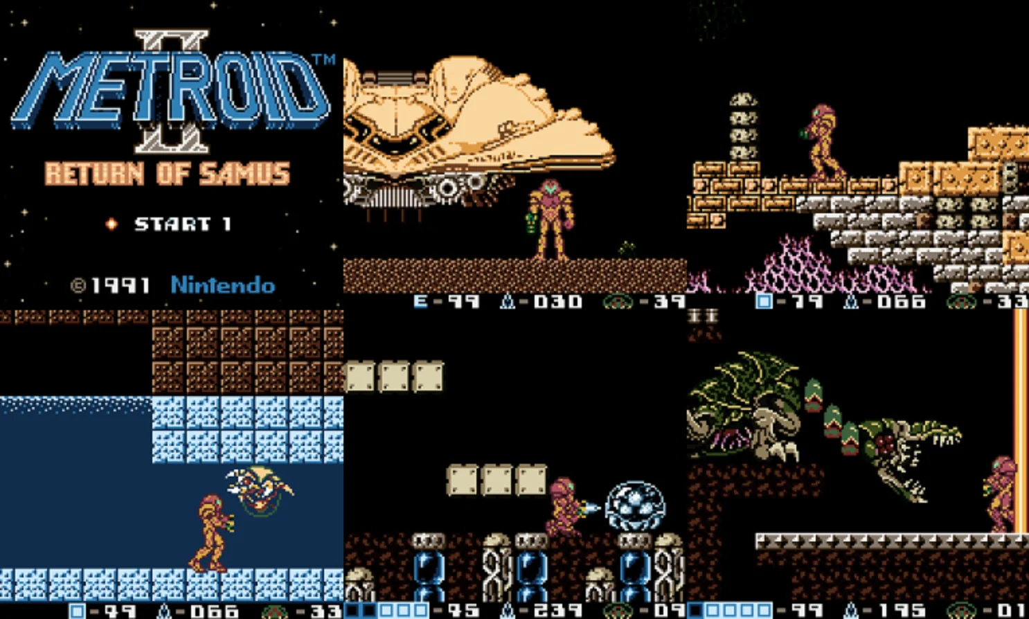 Metroid II 2 DX: Return of Samus (Gameboy Advance GBA) - Image 3