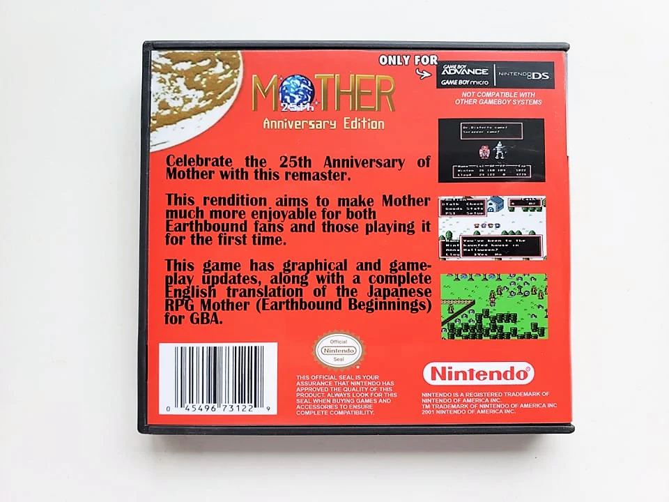 MOTHER 25TH ANNIVERSARY EARTHBOUND ZERO English (Gameboy Advance GBA) - Image 4
