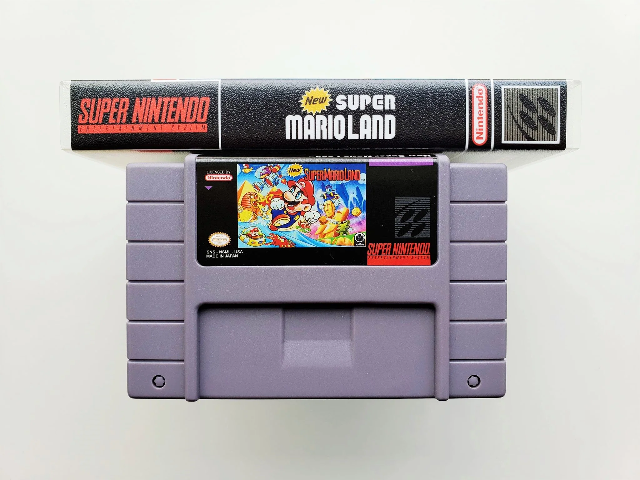 New Super Mario Land - (Super Nintendo SNES) - Image 3