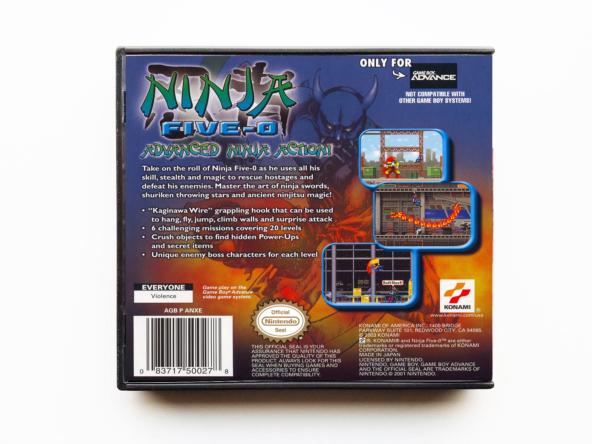Ninja Five-O (Gameboy Advance GBA) - Image 2