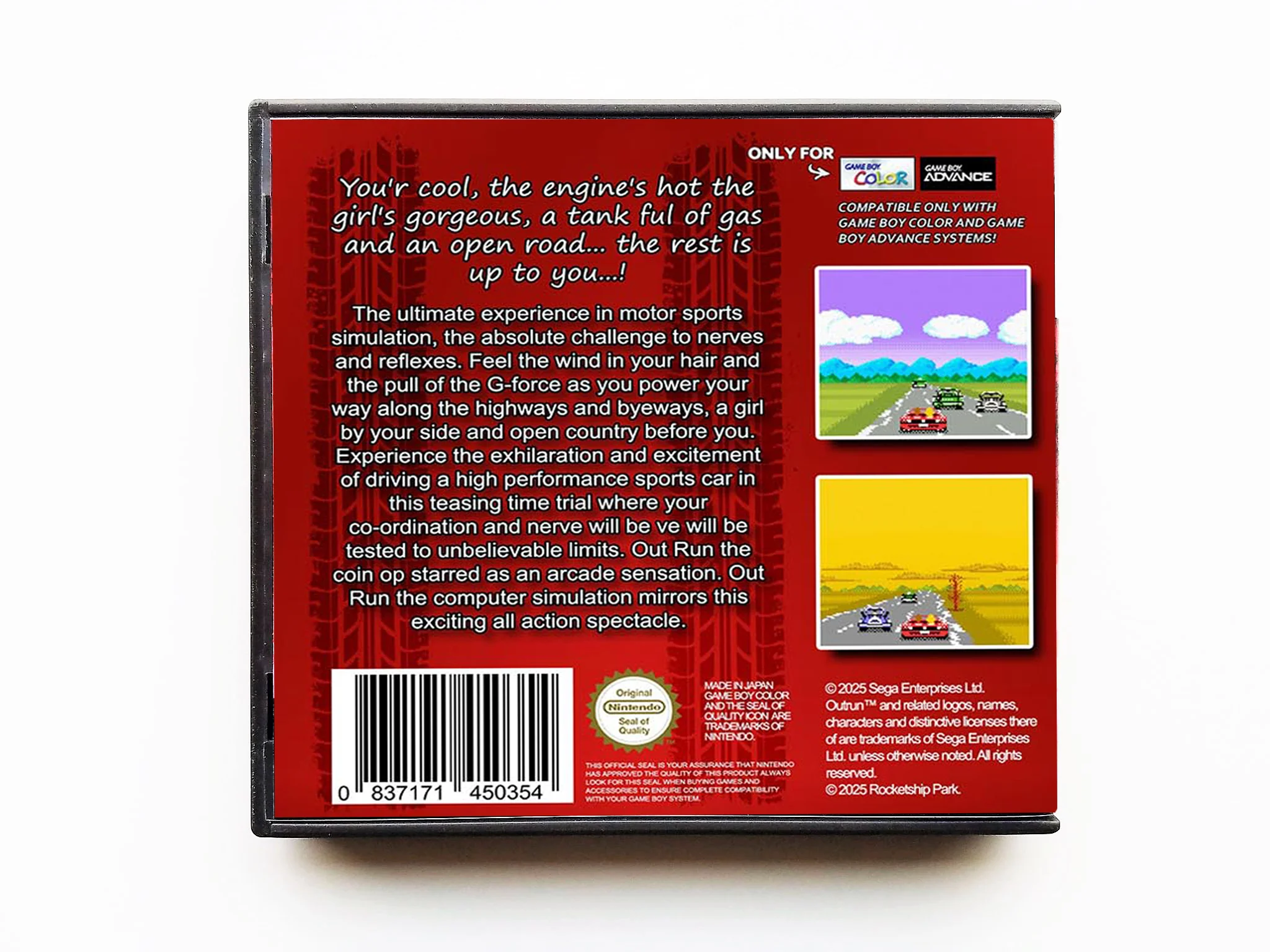 Out Run GB (Gameboy Color GBC) - Image 2