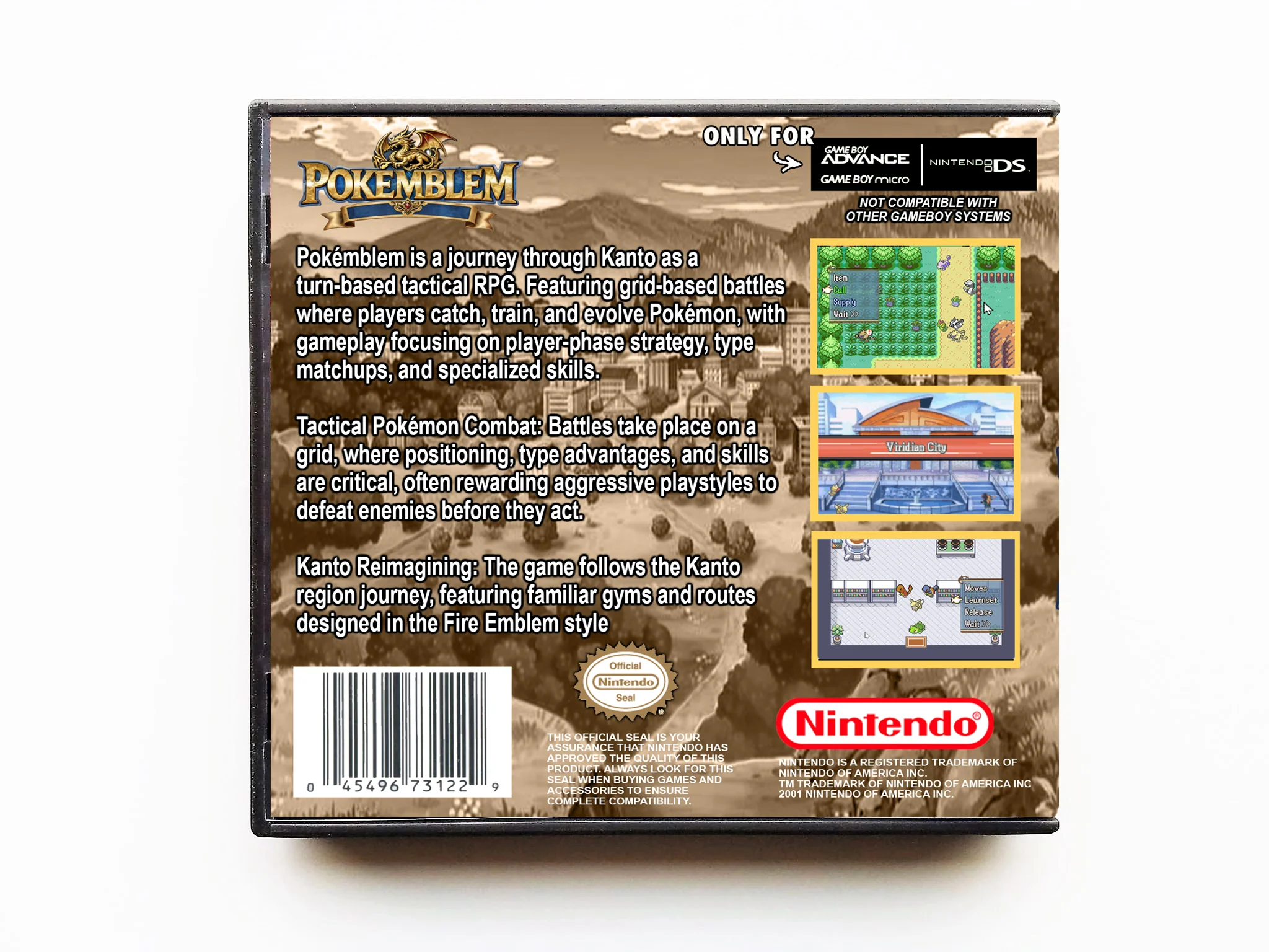 Pokemblem - Pokemon x Fire Emblem (Gameboy Advance GBA) - Image 3