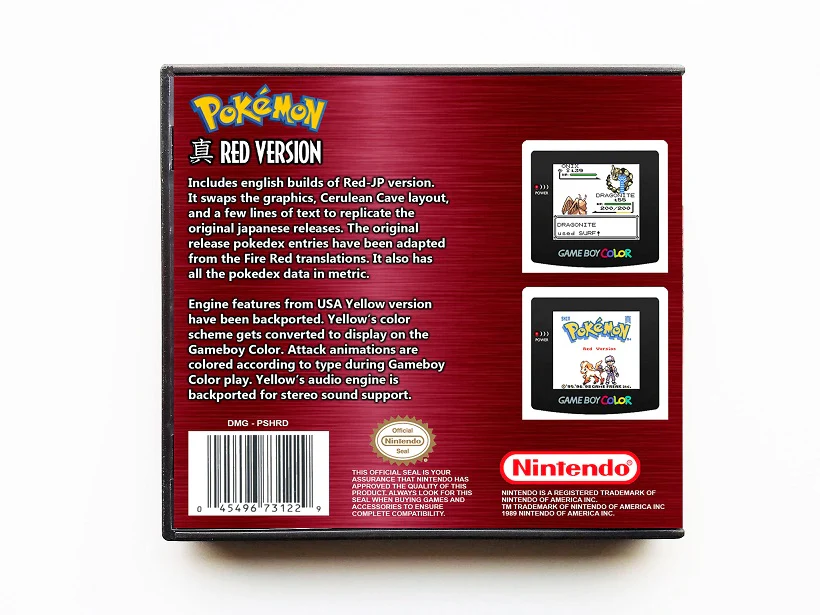 Pokemon 真 Shin Red (Gameboy GB) - Image 2