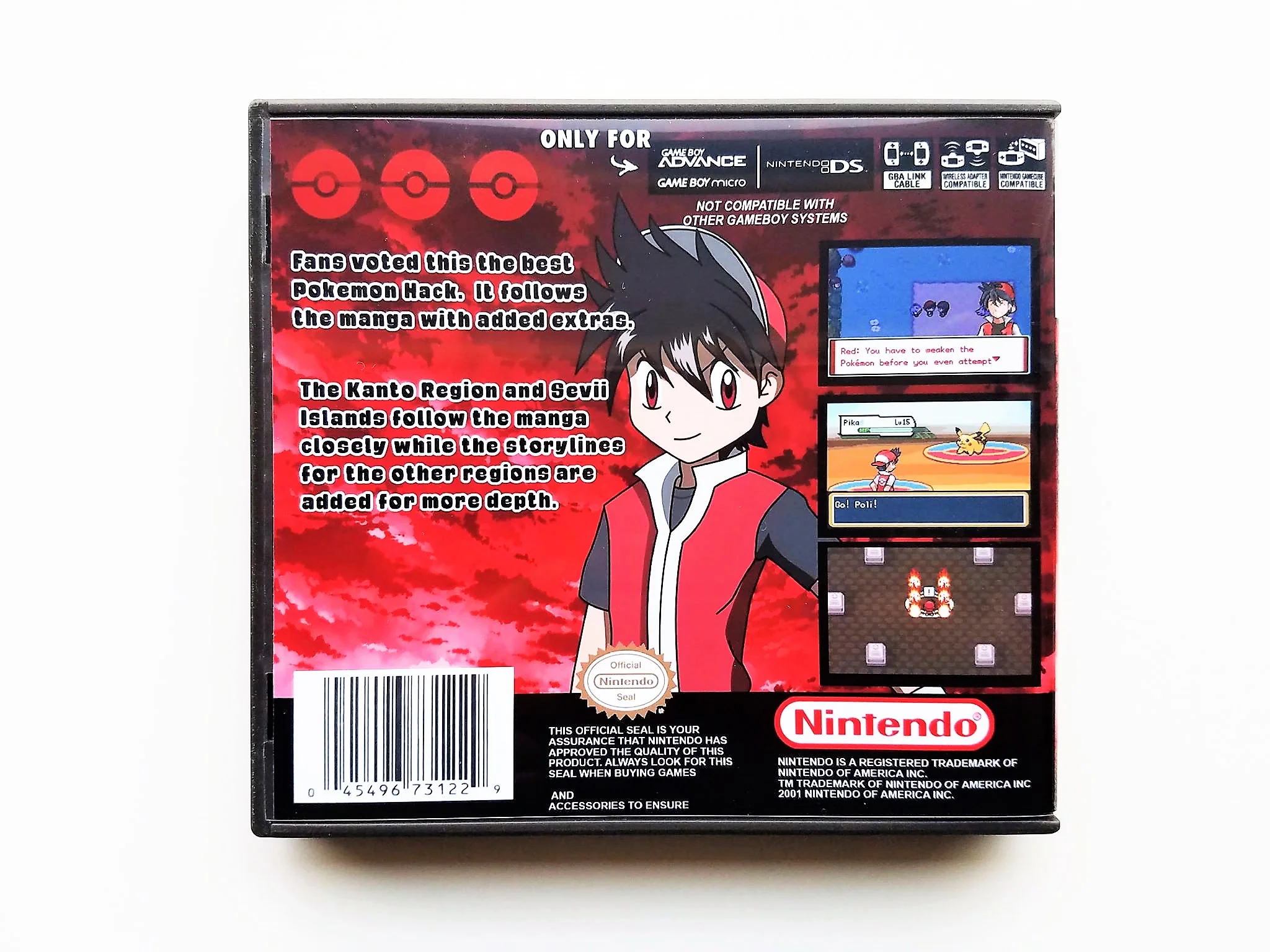 Pokemon Adventures Red Chapter (Gameboy Advance GBA) - Image 2