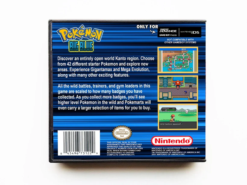 Pokemon Big Blue (Gameboy Advance GBA) - Image 2