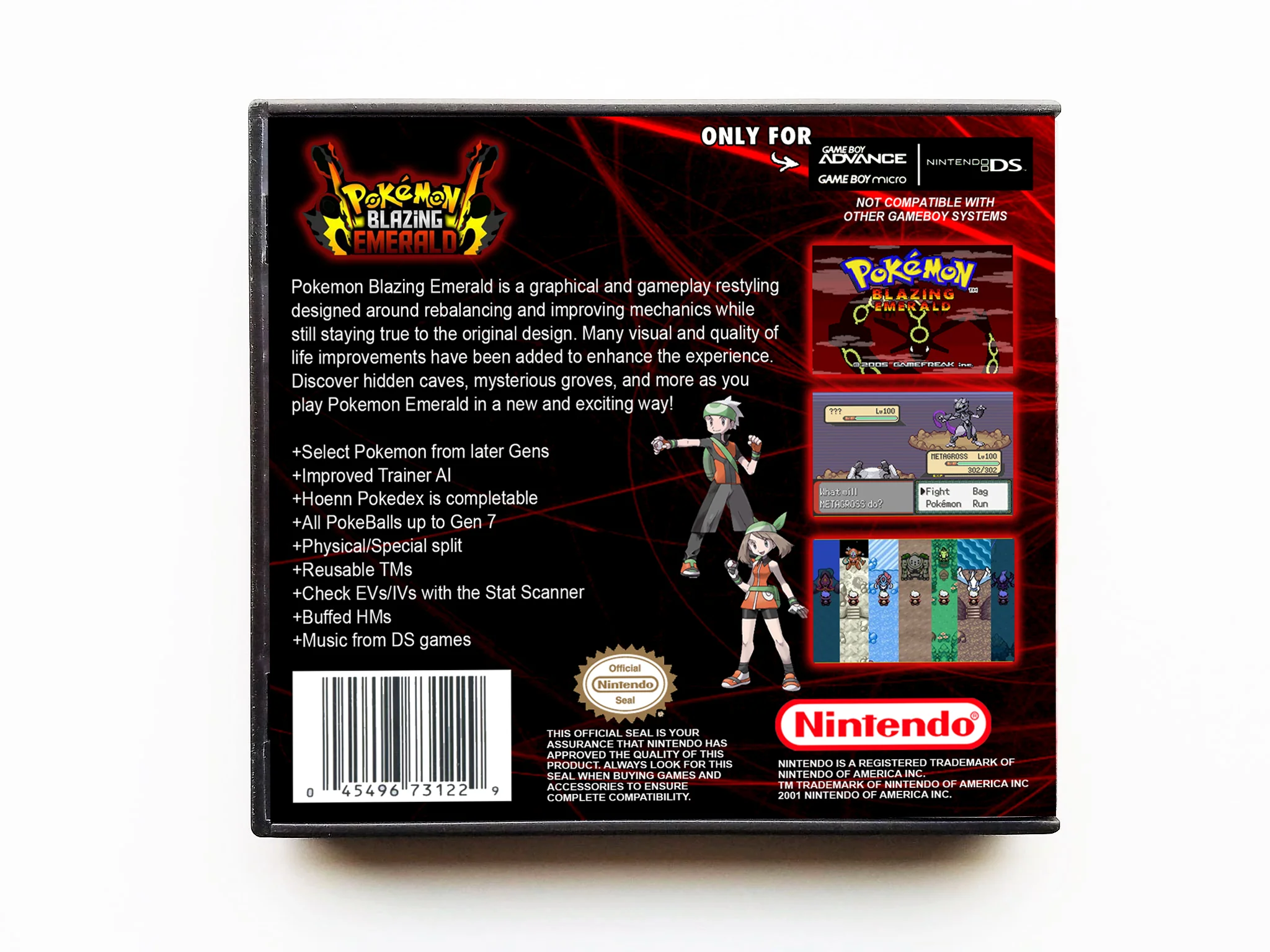 Pokemon Blazing Emerald (Gameboy Advance GBA) - Image 2