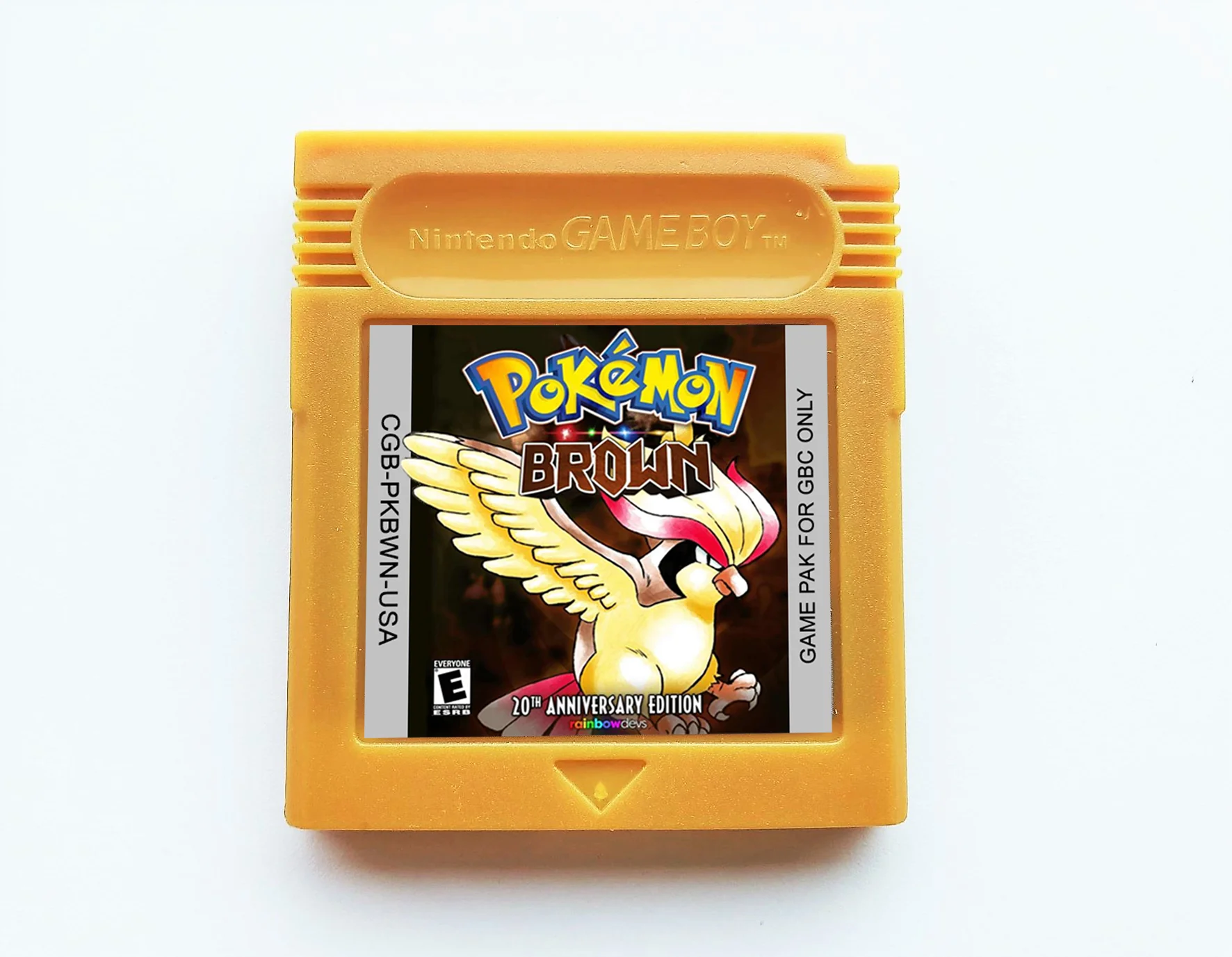 Pokemon Brown 20th Anniversary (Gameboy GB / GBC) - Image 3