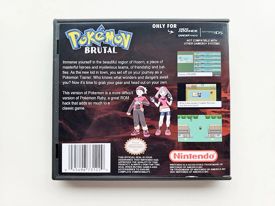 Pokemon Brutal Version - Ruby Mod (Gameboy Advance GBA) - Image 3