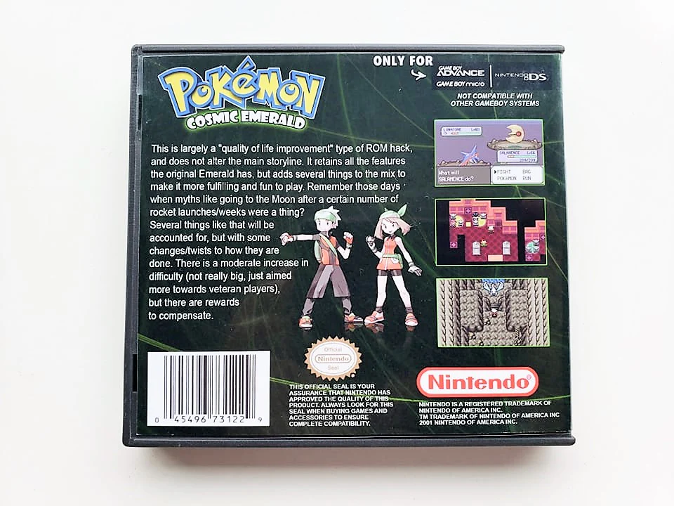 Pokemon Cosmic Emerald (Gameboy Advance GBA) - Image 2