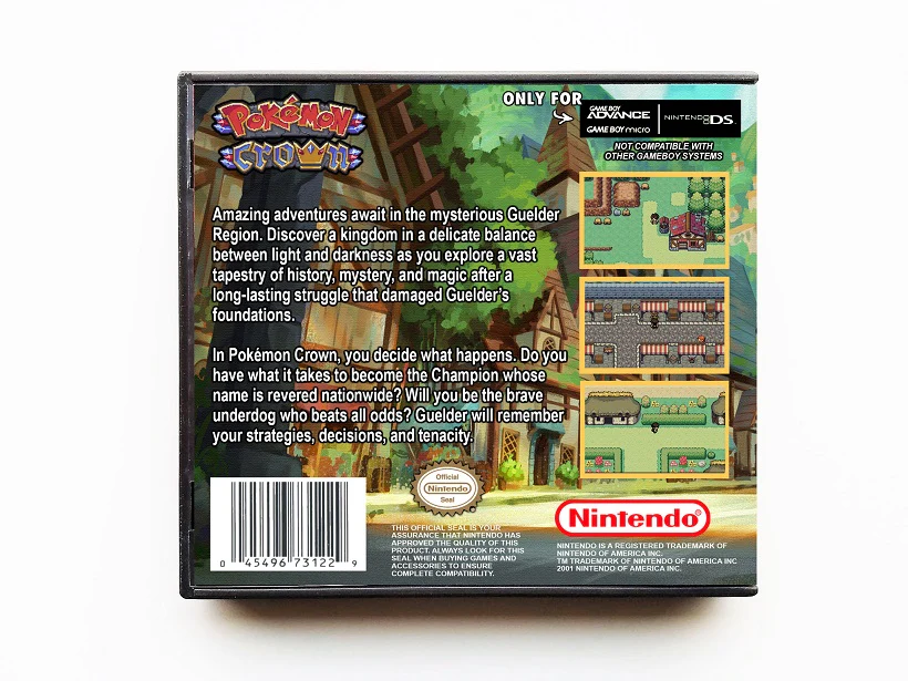 Pokemon Crown (Gameboy Advance GBA) - Image 2