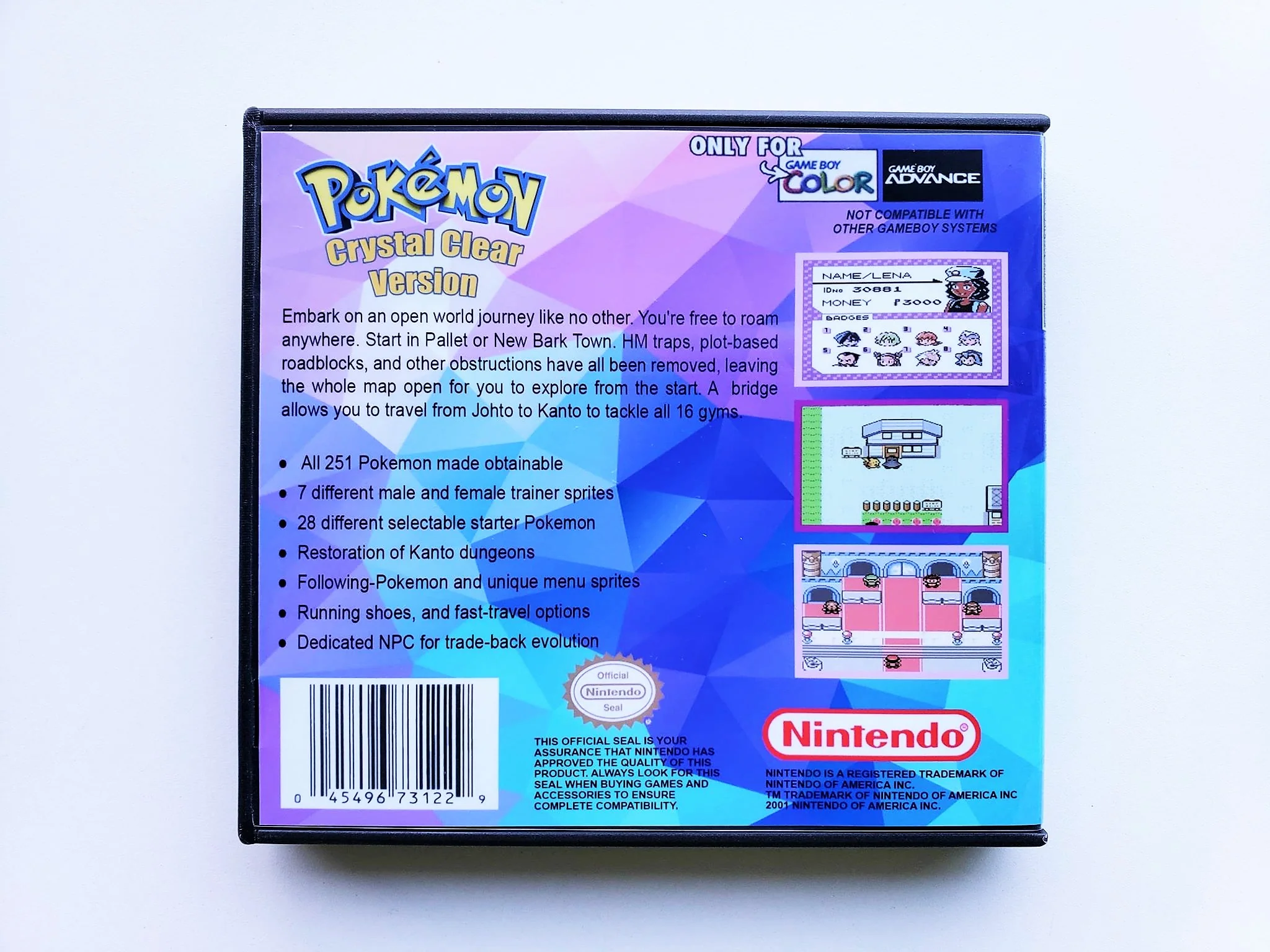 Pokemon Crystal Clear v2.5.10 (GBC) - Image 2
