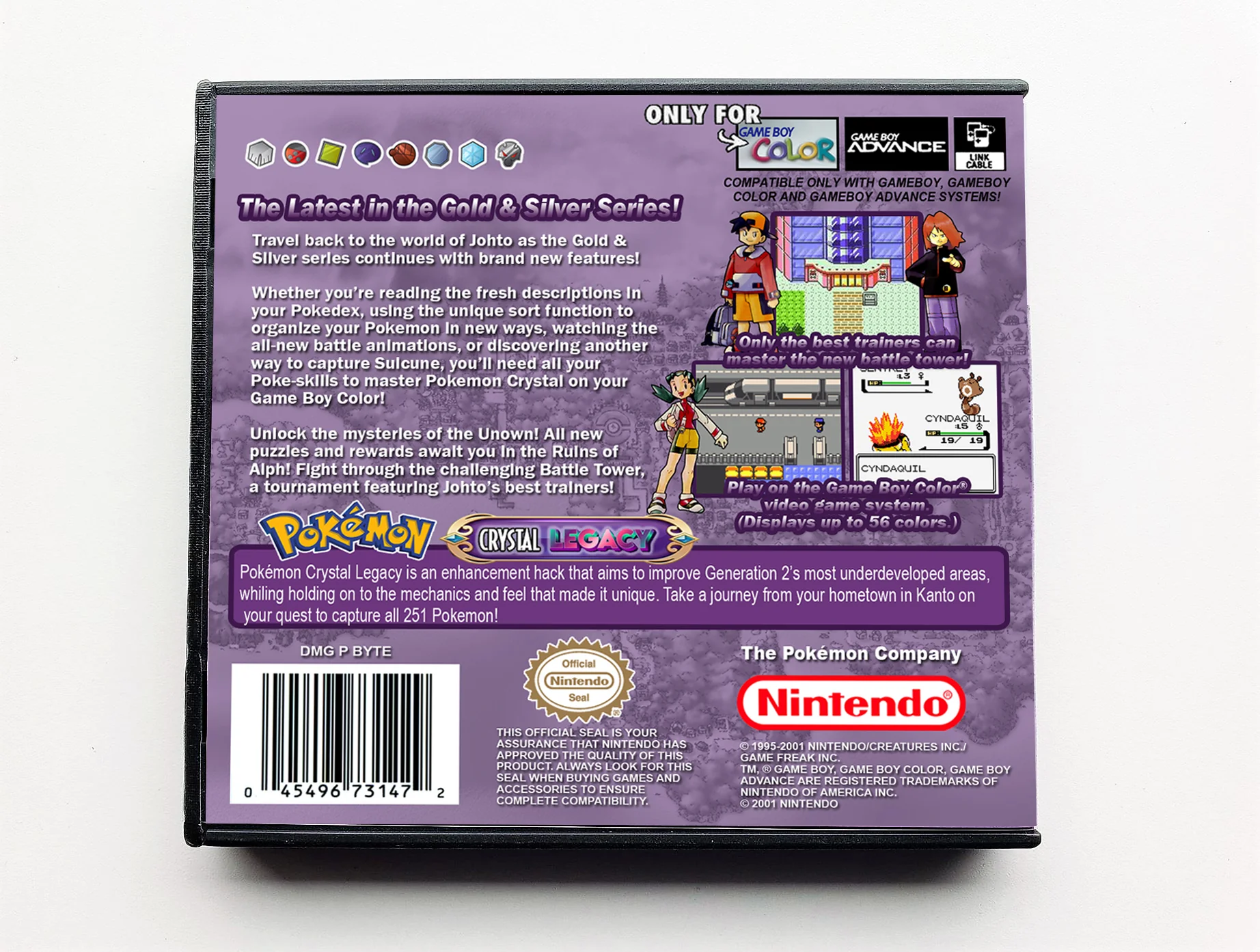 Pokemon Crystal Legacy (GBC) - Image 2