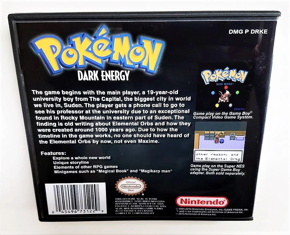 Pokemon Dark Energy (Gameboy Color GBC) - Image 2