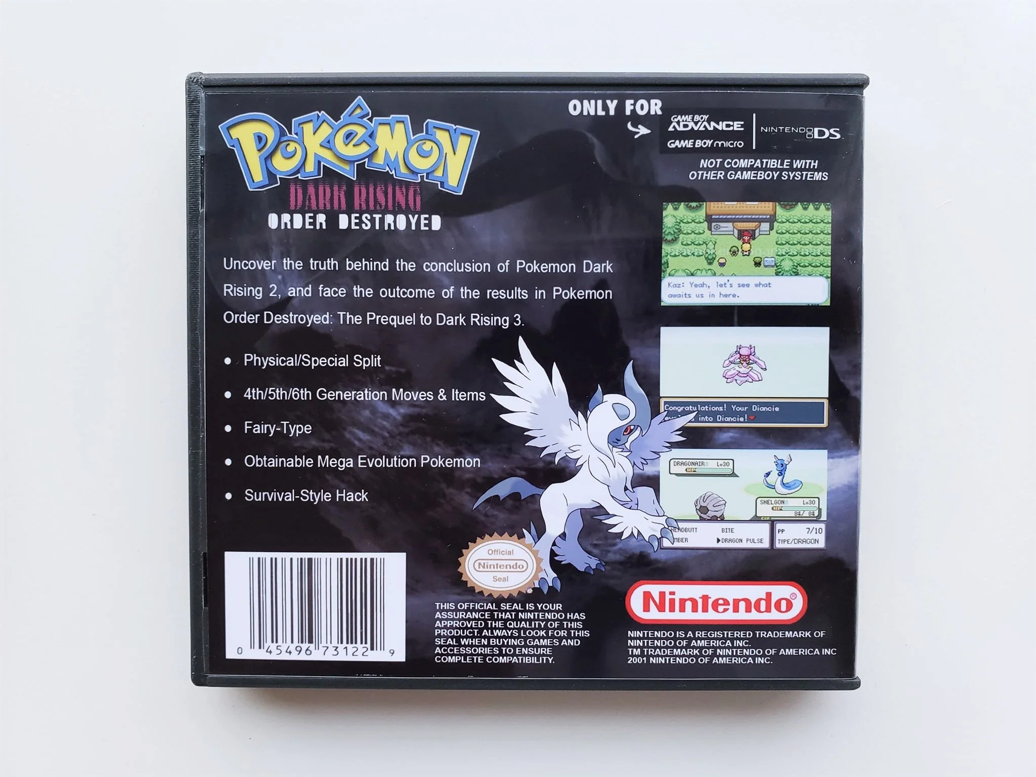 Pokemon Dark Rising Order Destroyed (Gameboy Advance GBA) - Image 2