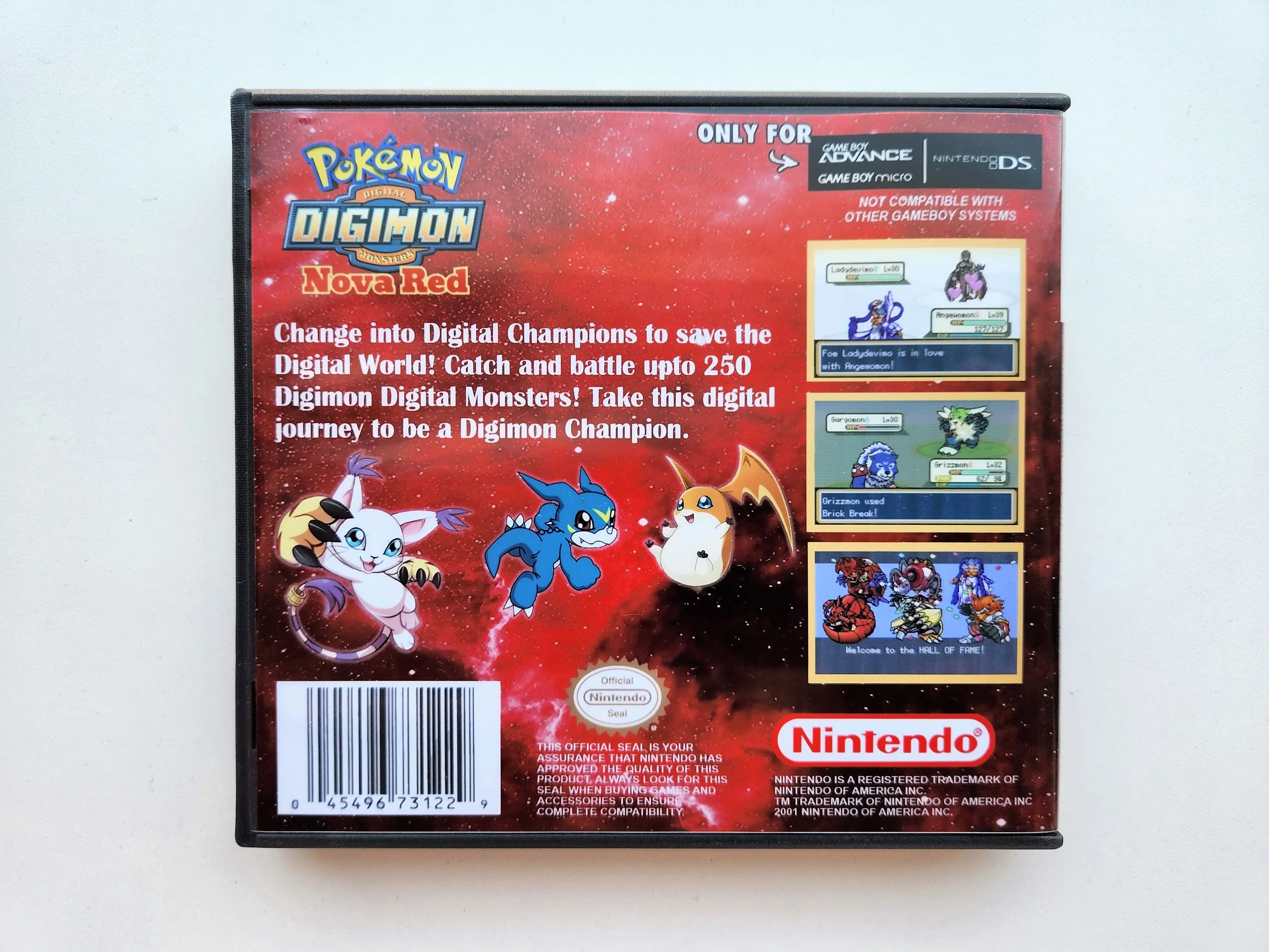 Pokemon Digimon Nova Red (Gameboy Advance GBA) - Image 2